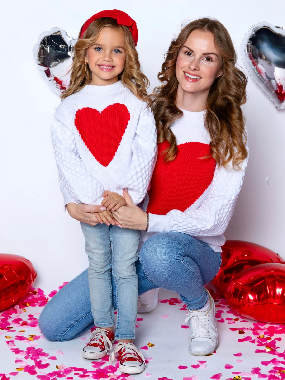 Mommy and Me All My Love Heart Sweater - Image 7