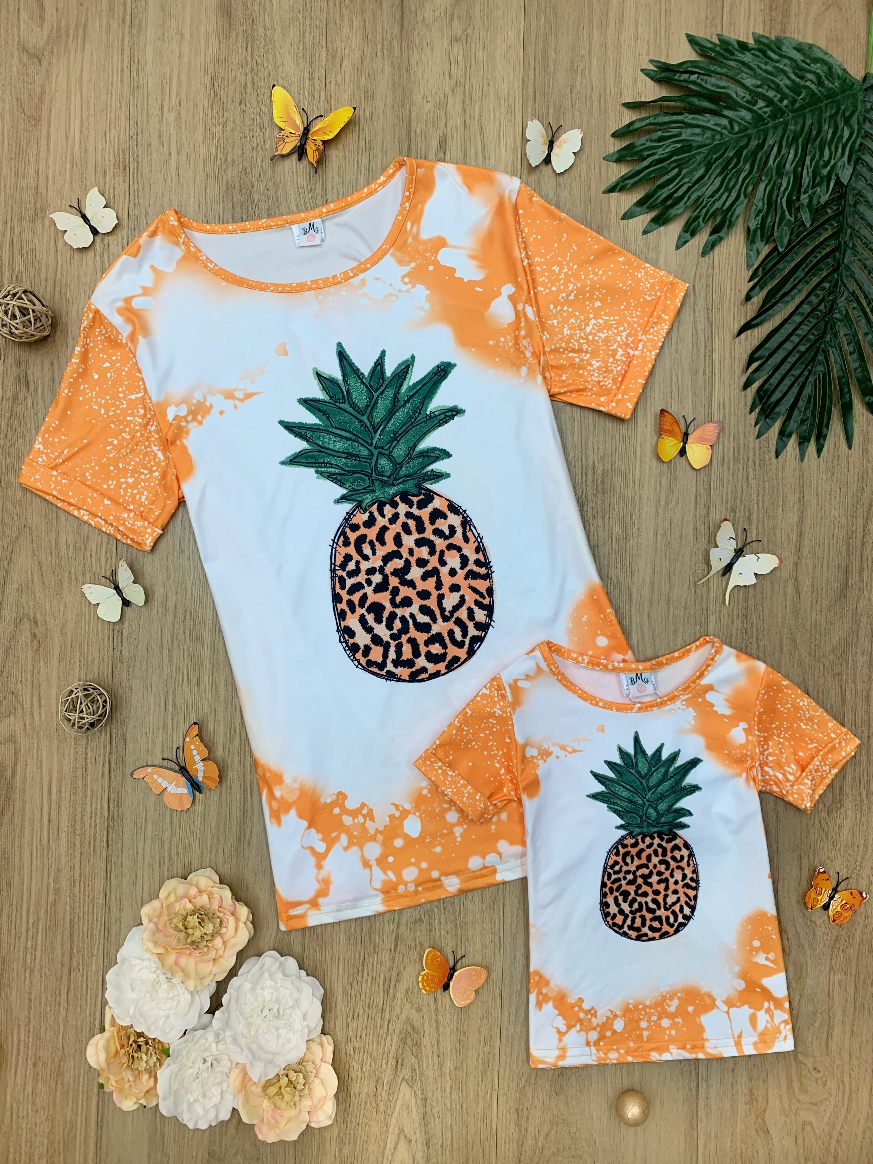Mommy and Me Wild Crown Pineapple Top - Image 4