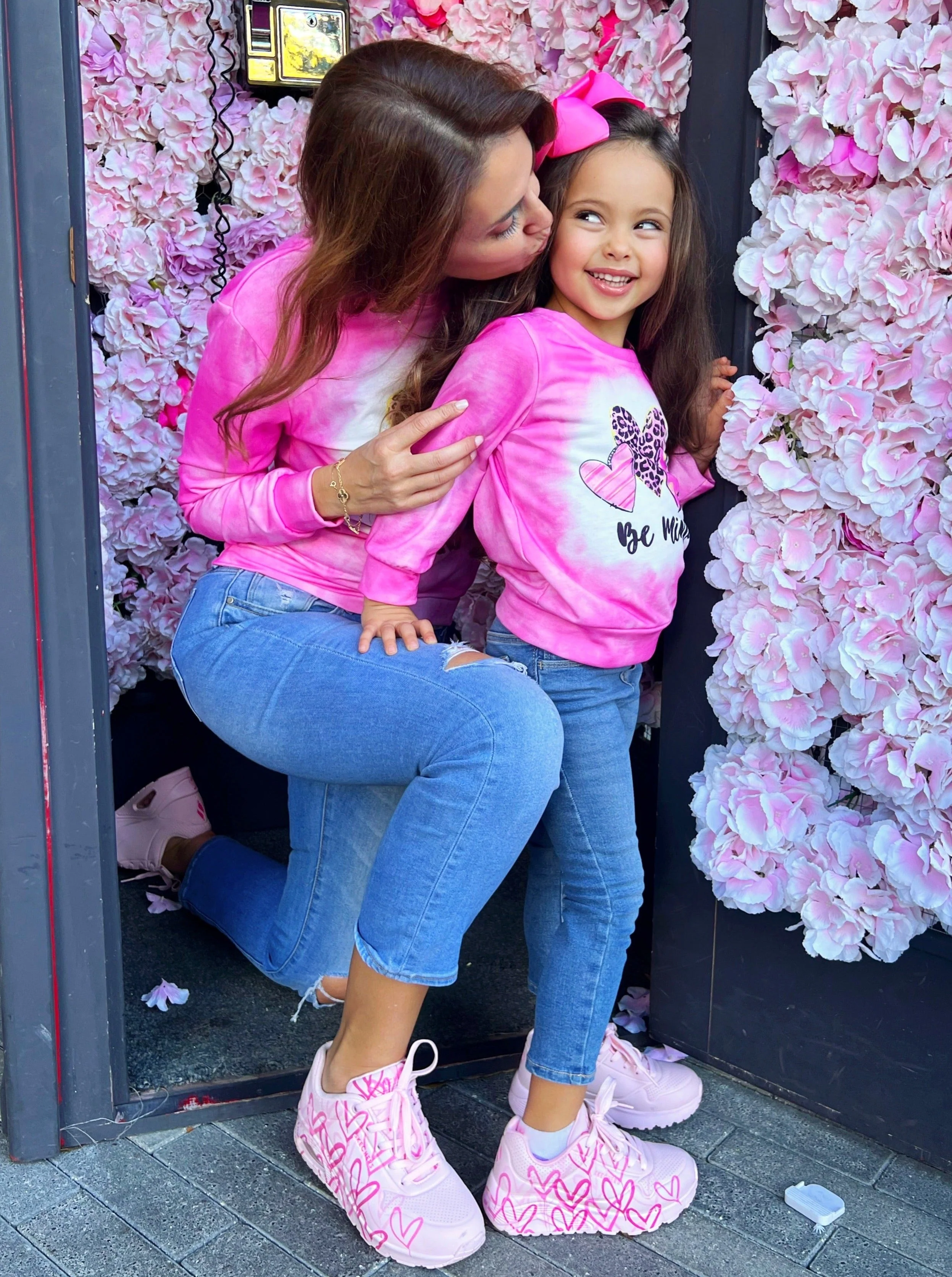 Mommy and Me Be Mine Tie Dye Top - Image 5