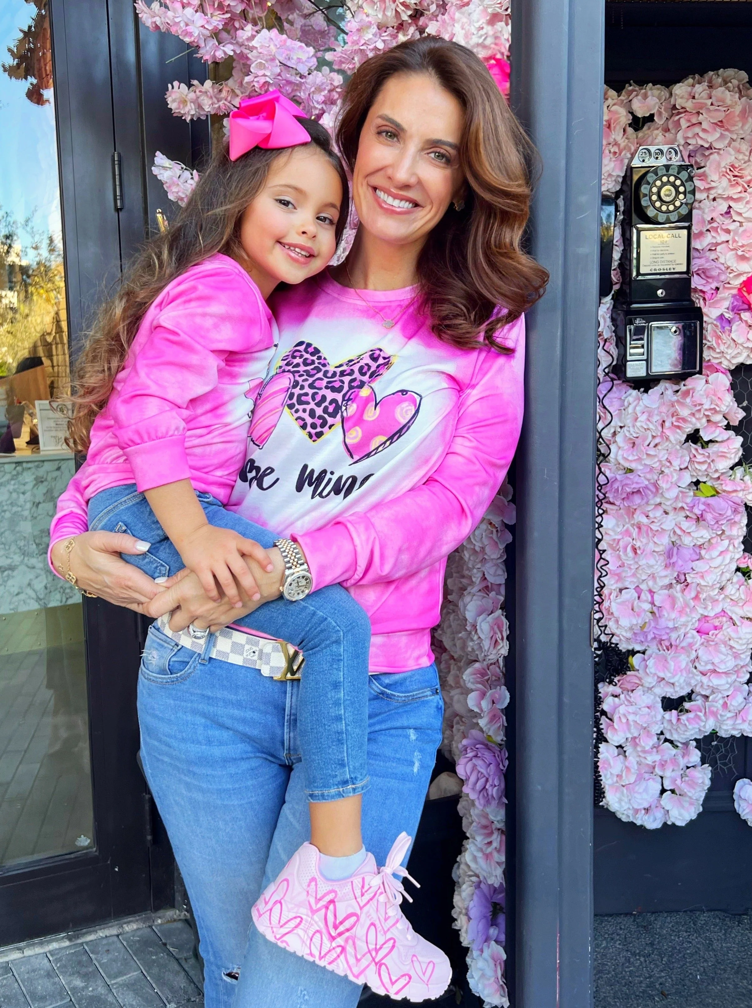 Mommy and Me Be Mine Tie Dye Top - Image 6