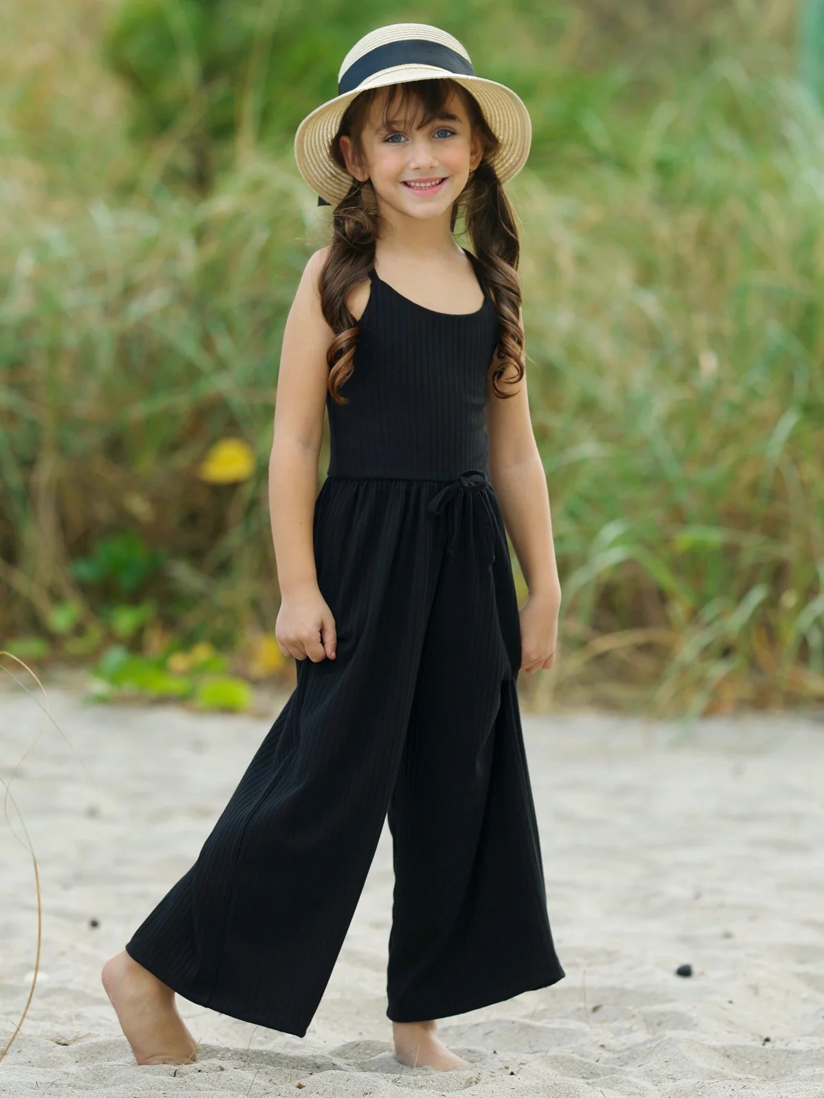Mommy and Me Blushing Beauties Black Jumpsuit - Image 5