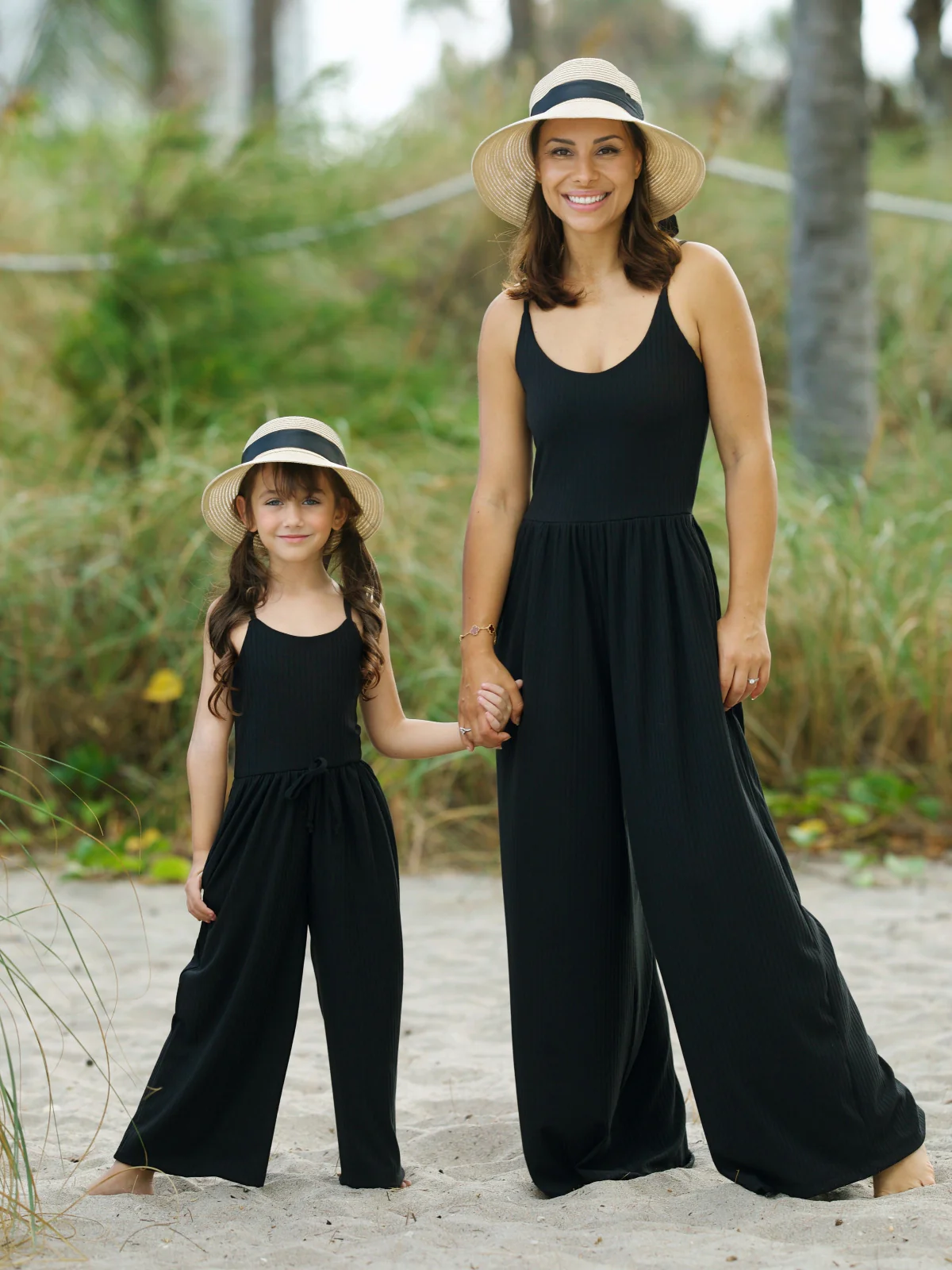 Mommy and Me Blushing Beauties Black Jumpsuit - Image 6