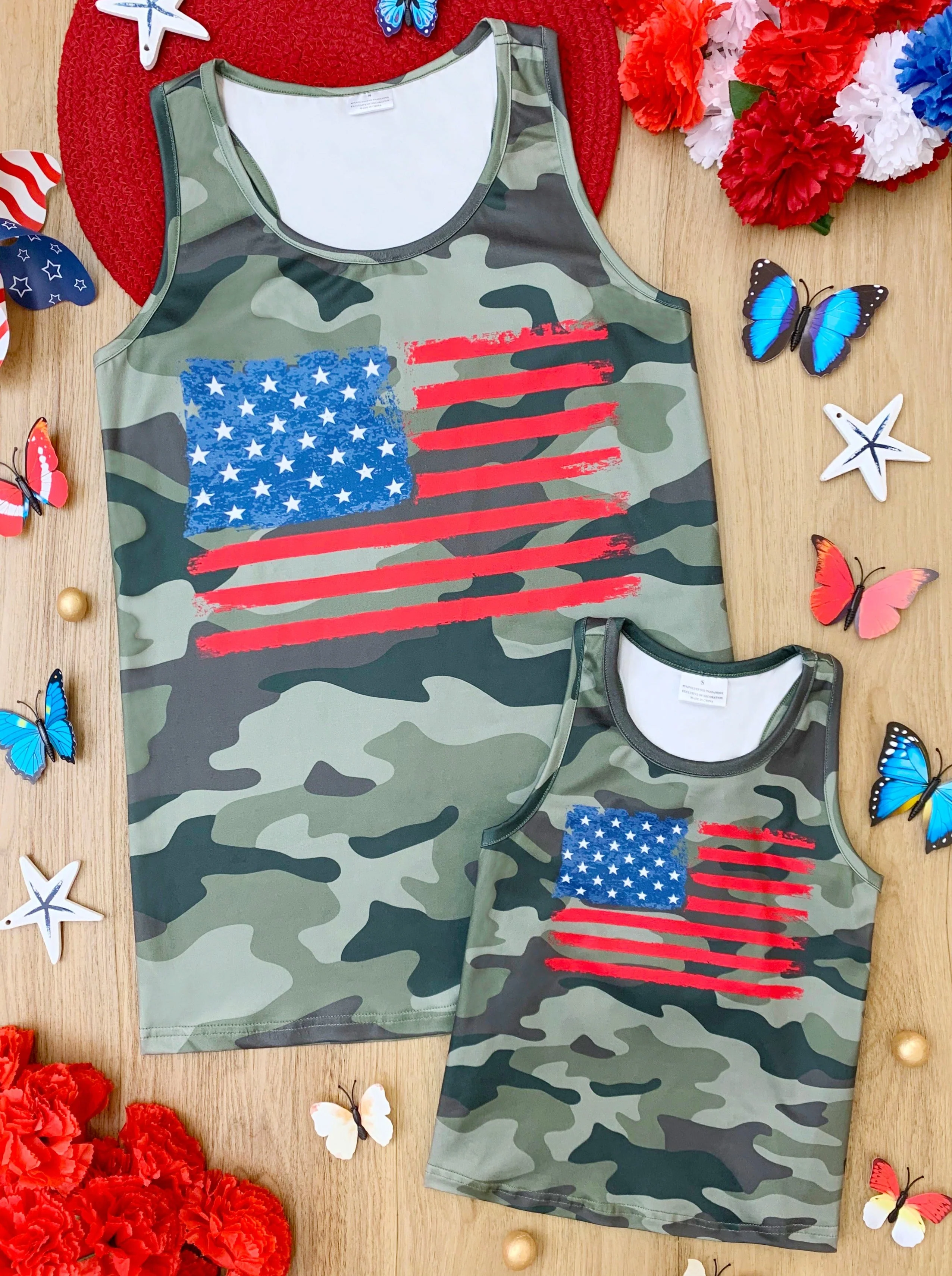 Mommy and Me Camo Cuties Tank Top - Image 3