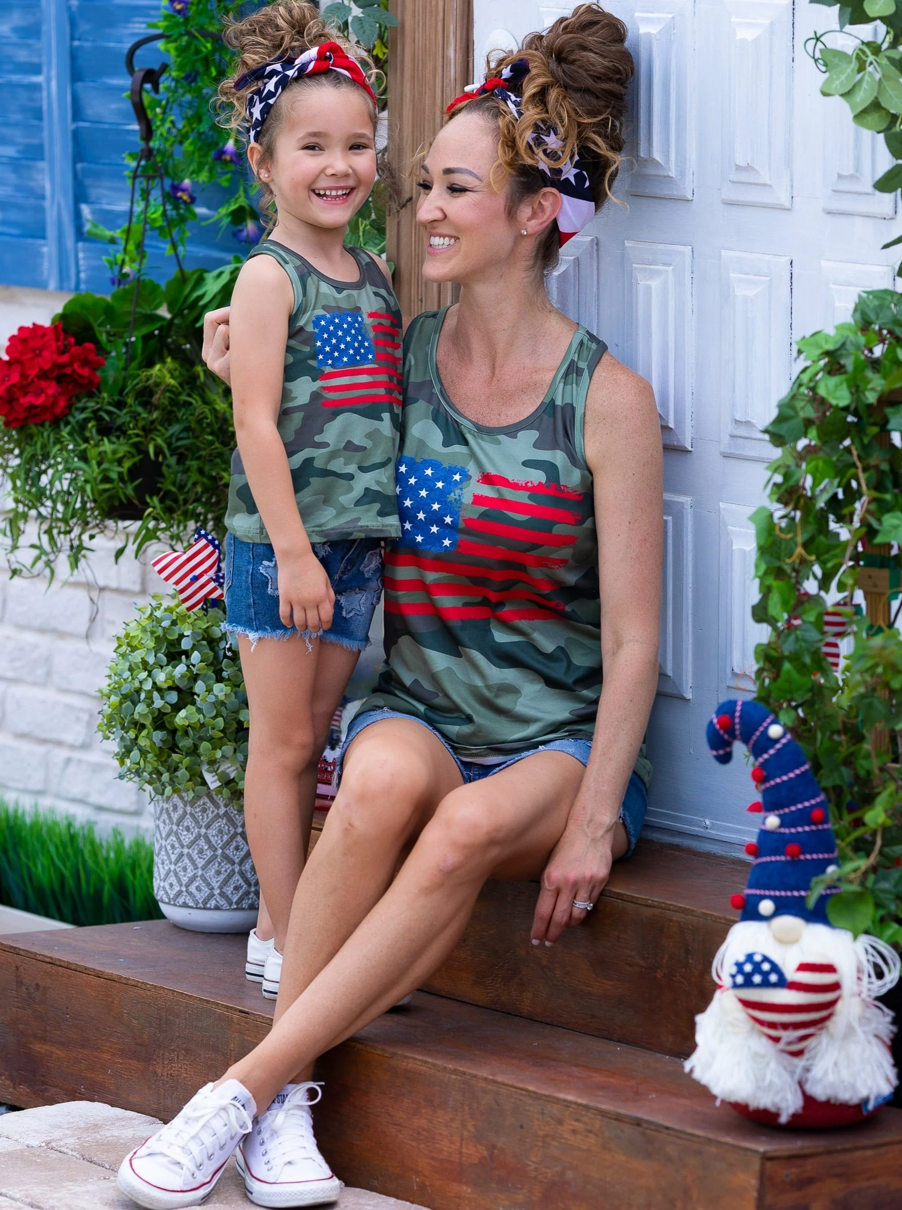 Mommy and Me Camo Cuties Tank Top - Image 4