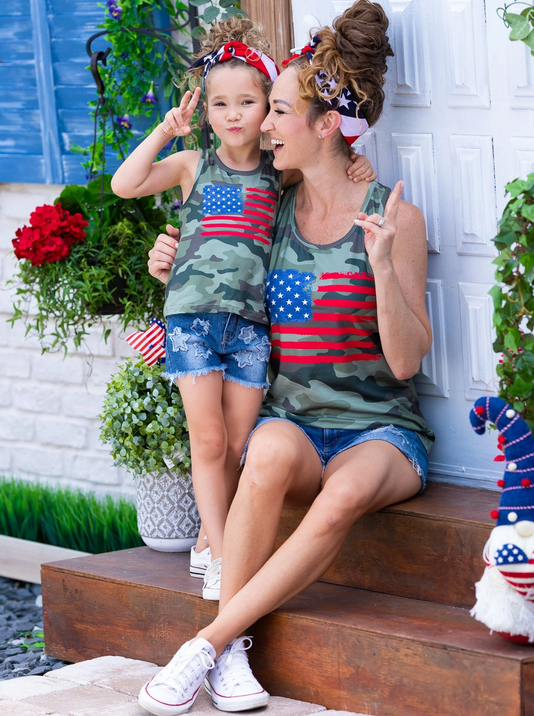 Mommy and Me Camo Cuties Tank Top - Image 5