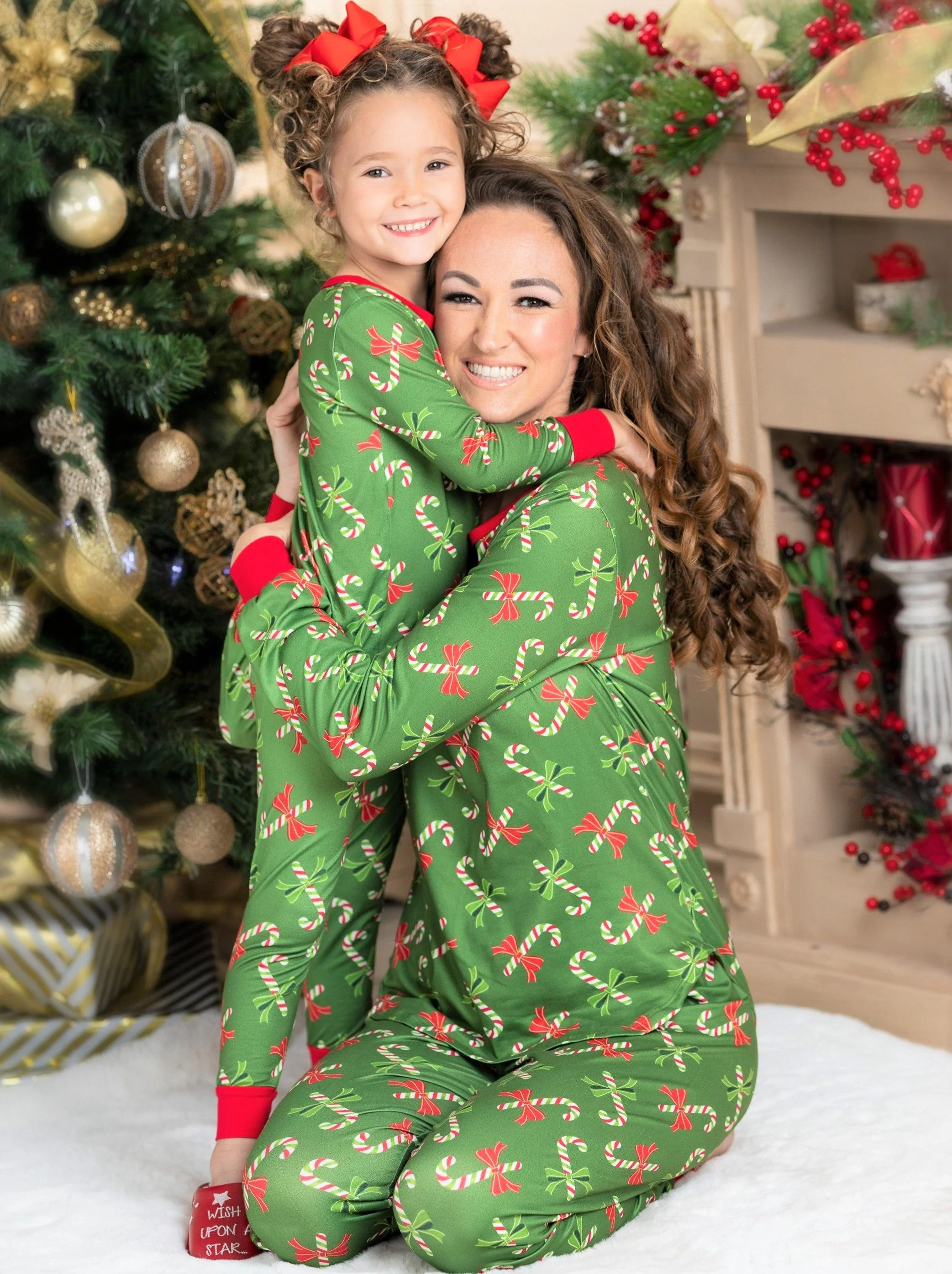 Mommy and Me Candy Cane Wonderland Pajama Set - Image 3