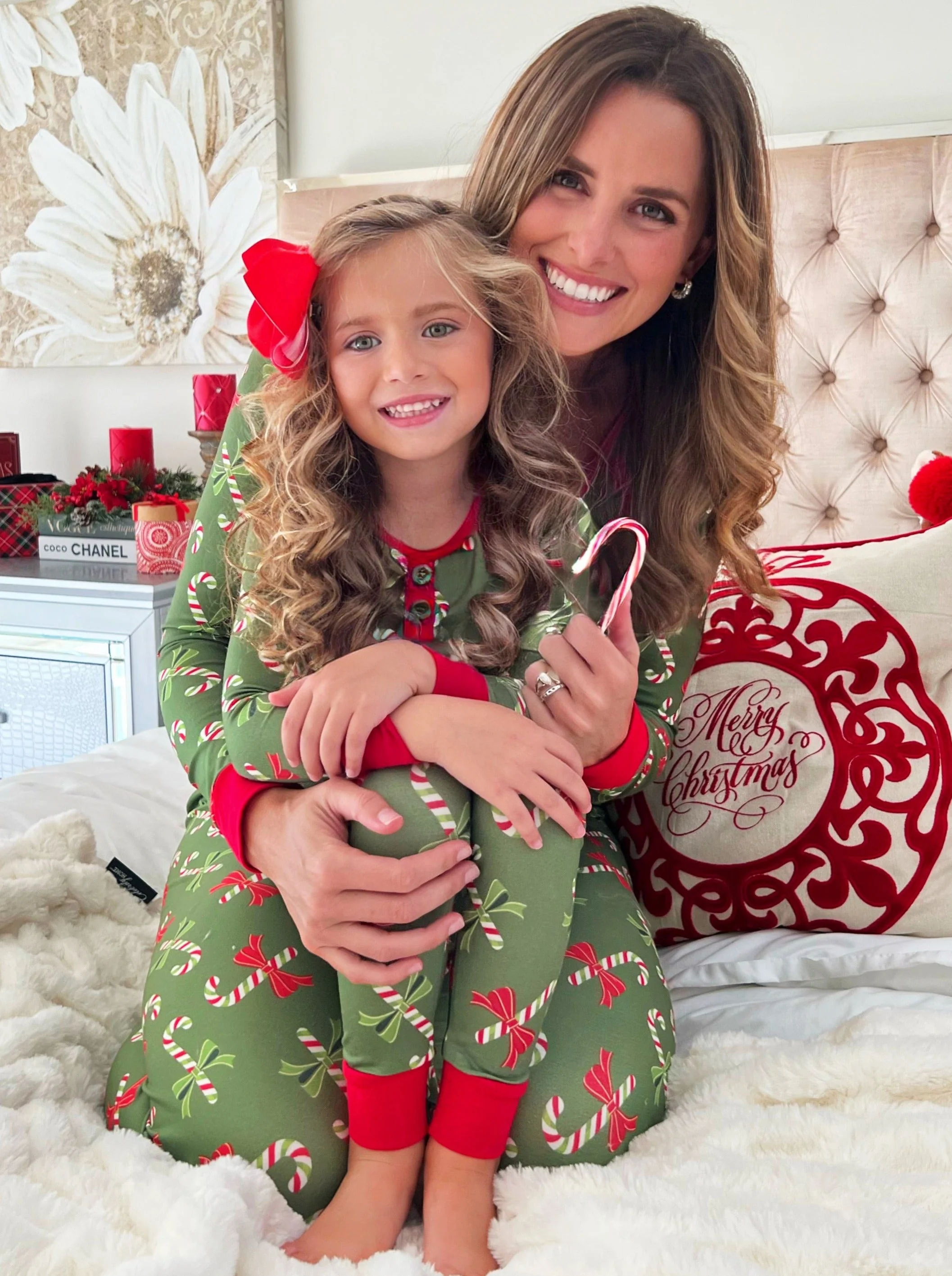 Mommy and Me Candy Cane Wonderland Pajama Set - Image 4