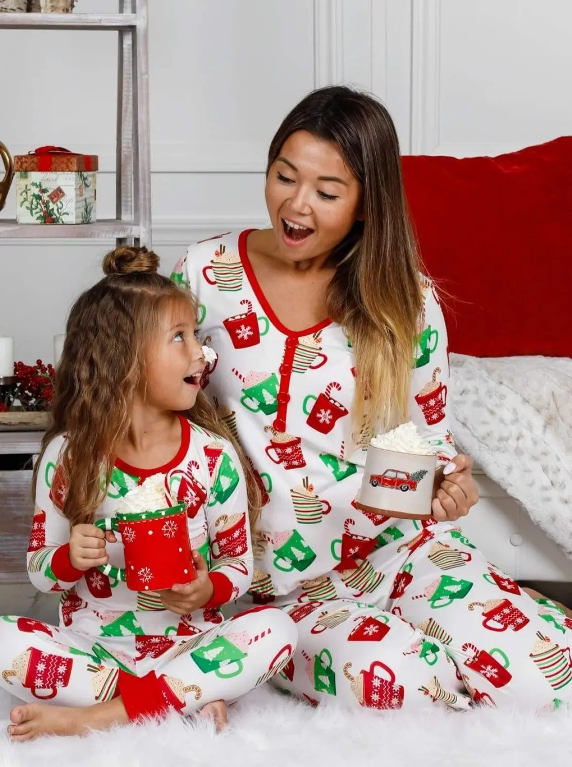 Christmas Cocoa Pajama Set - Image 5