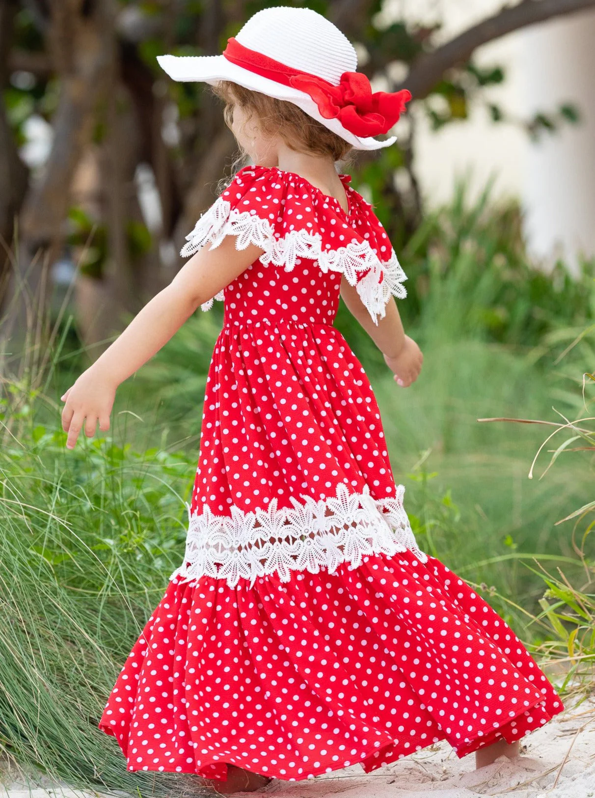 Mommy And Me Connect the Dots Boho Maxi Dress - Image 2