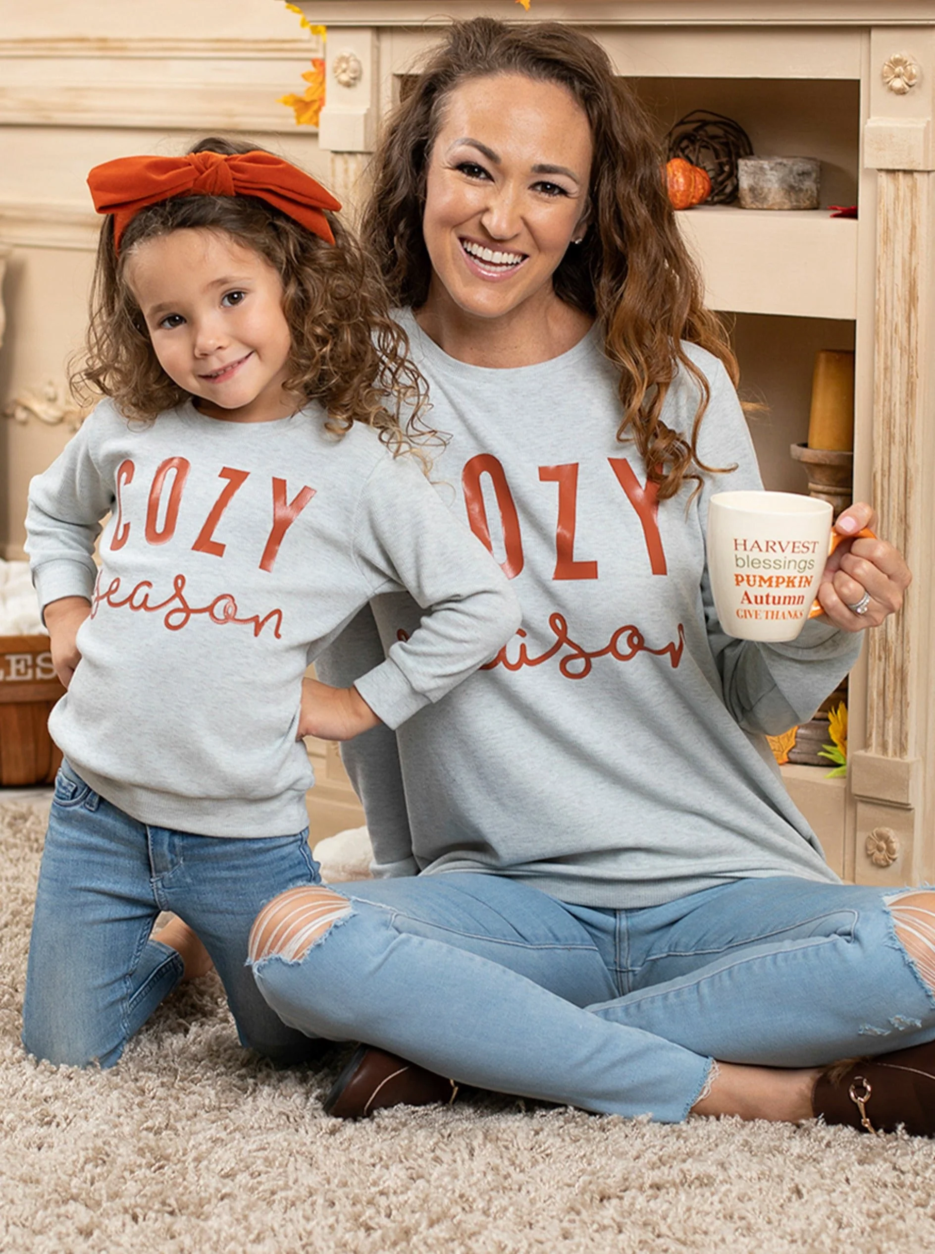 Mommy and Me Cozy Season Pullover Sweater - Image 2