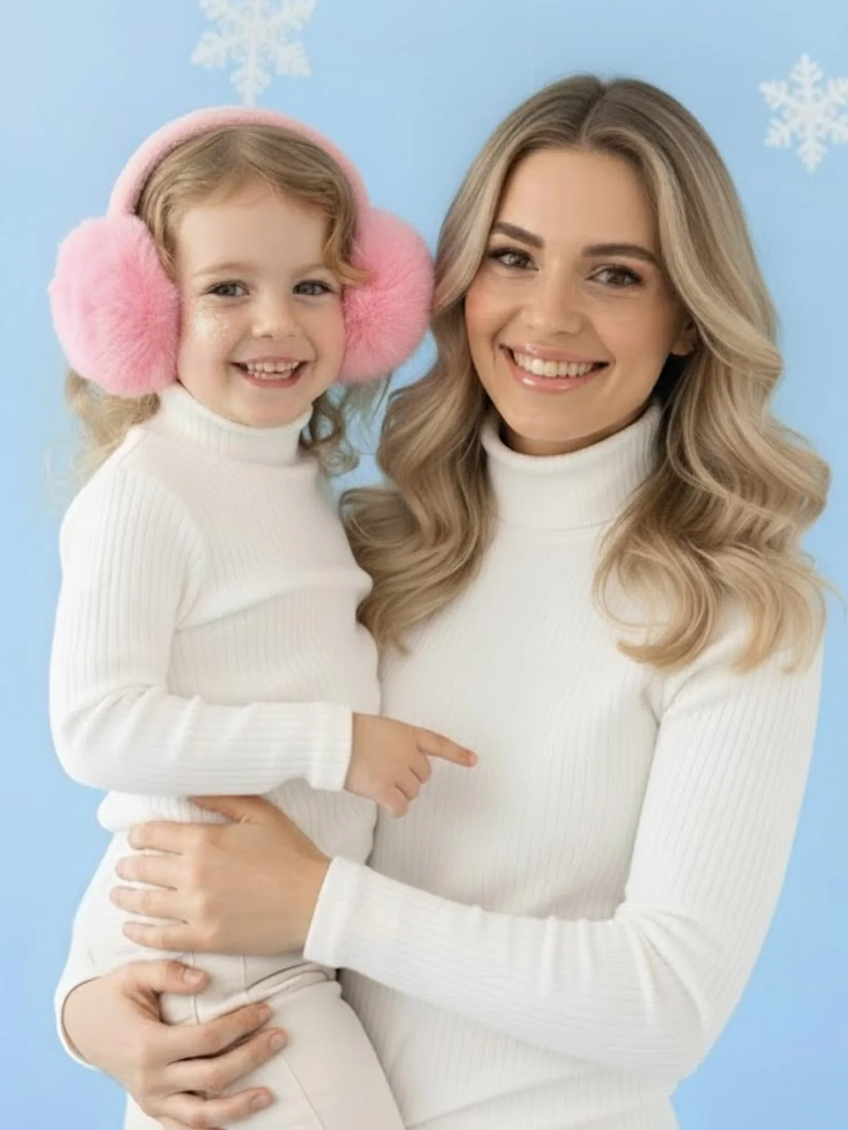 Mommy And Me Cream Long Sleeve Top - Image 2