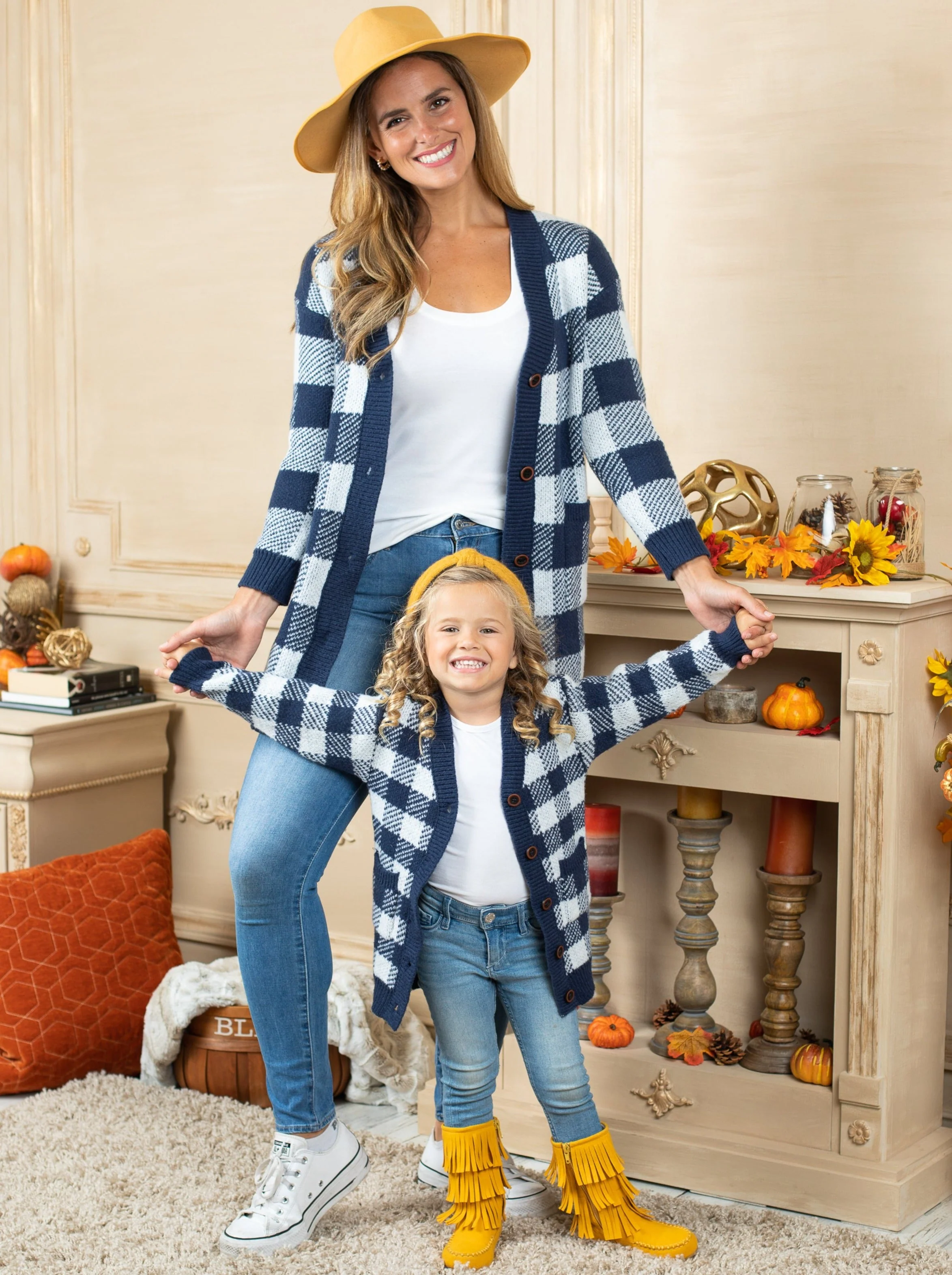 Women's Falling Leaves Oversized Cardigans - Image 2