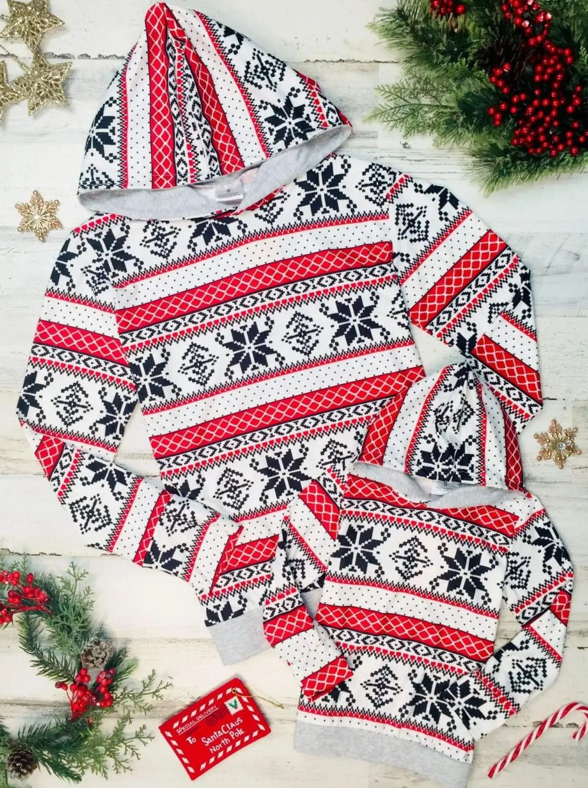Mommy and Me Winter Snowflake Hoodie - Image 3