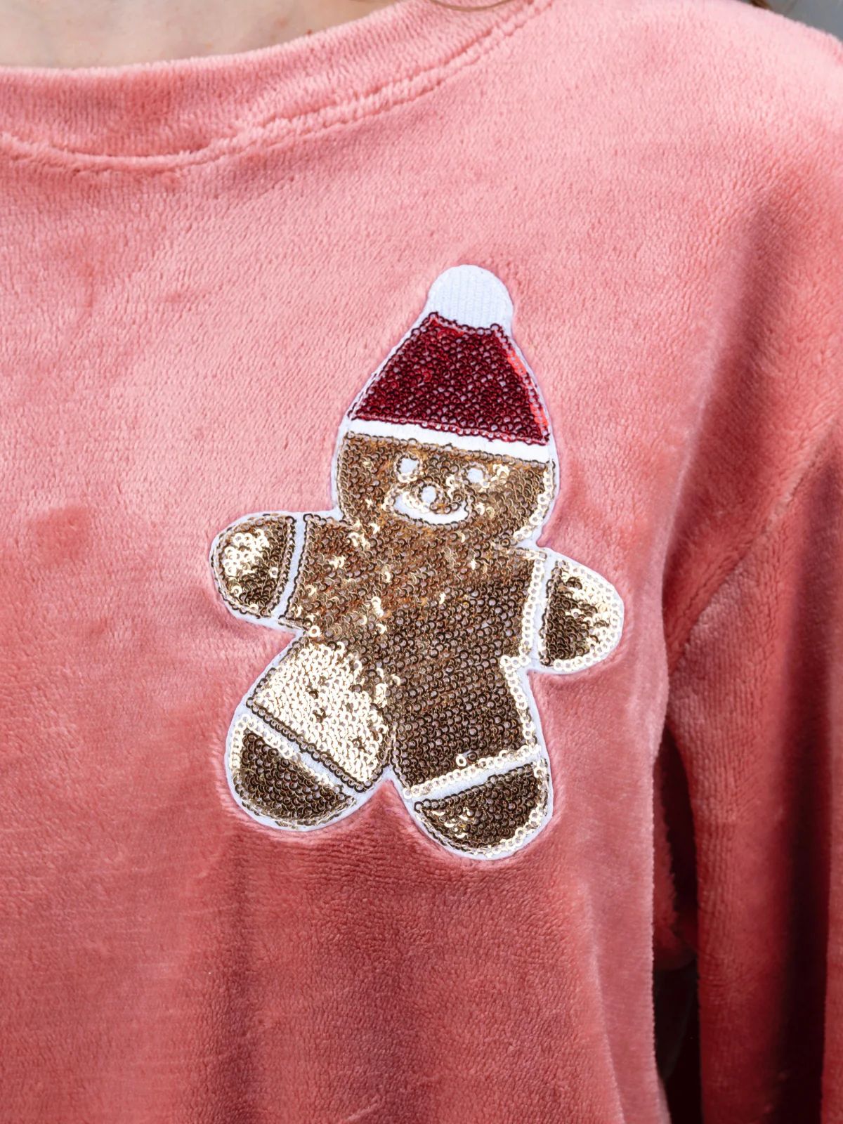Mommy and Me Gingerbread Delight Christmas Lounge Set - Image 4