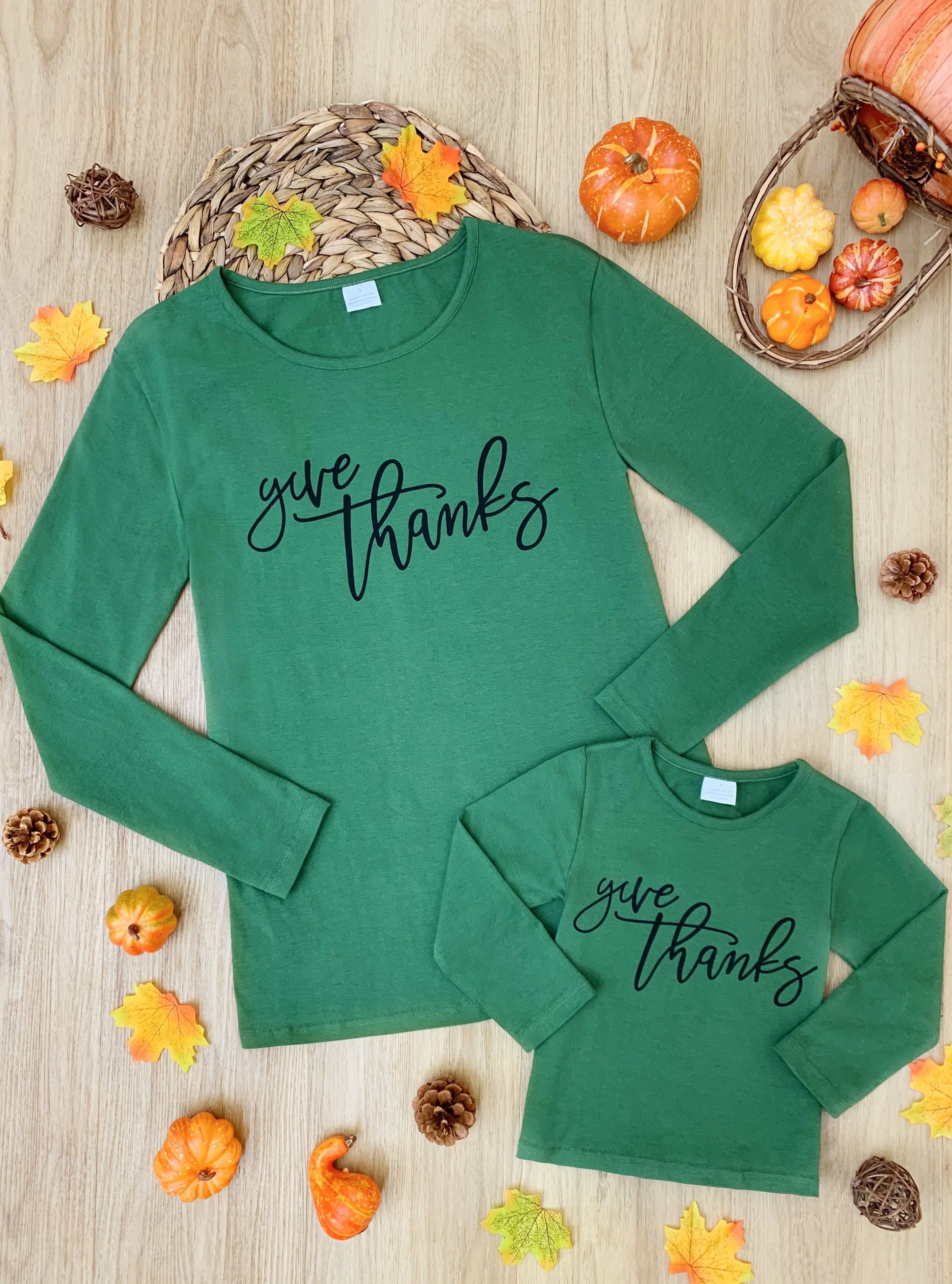 Mommy and Me Give Thanks Top - Image 3
