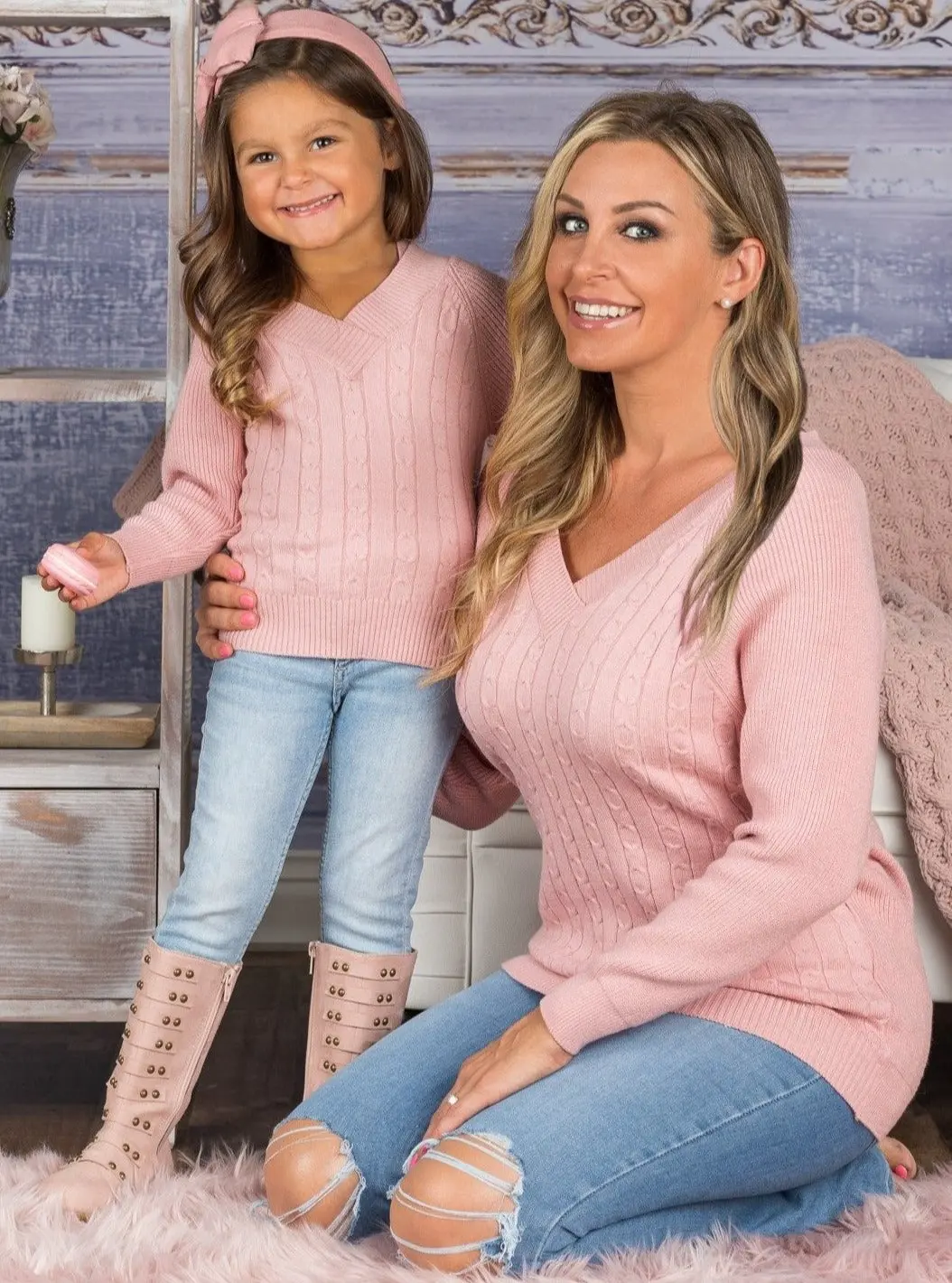 Mommy and Me Cutest Cold Shoulder Tops - Image 2