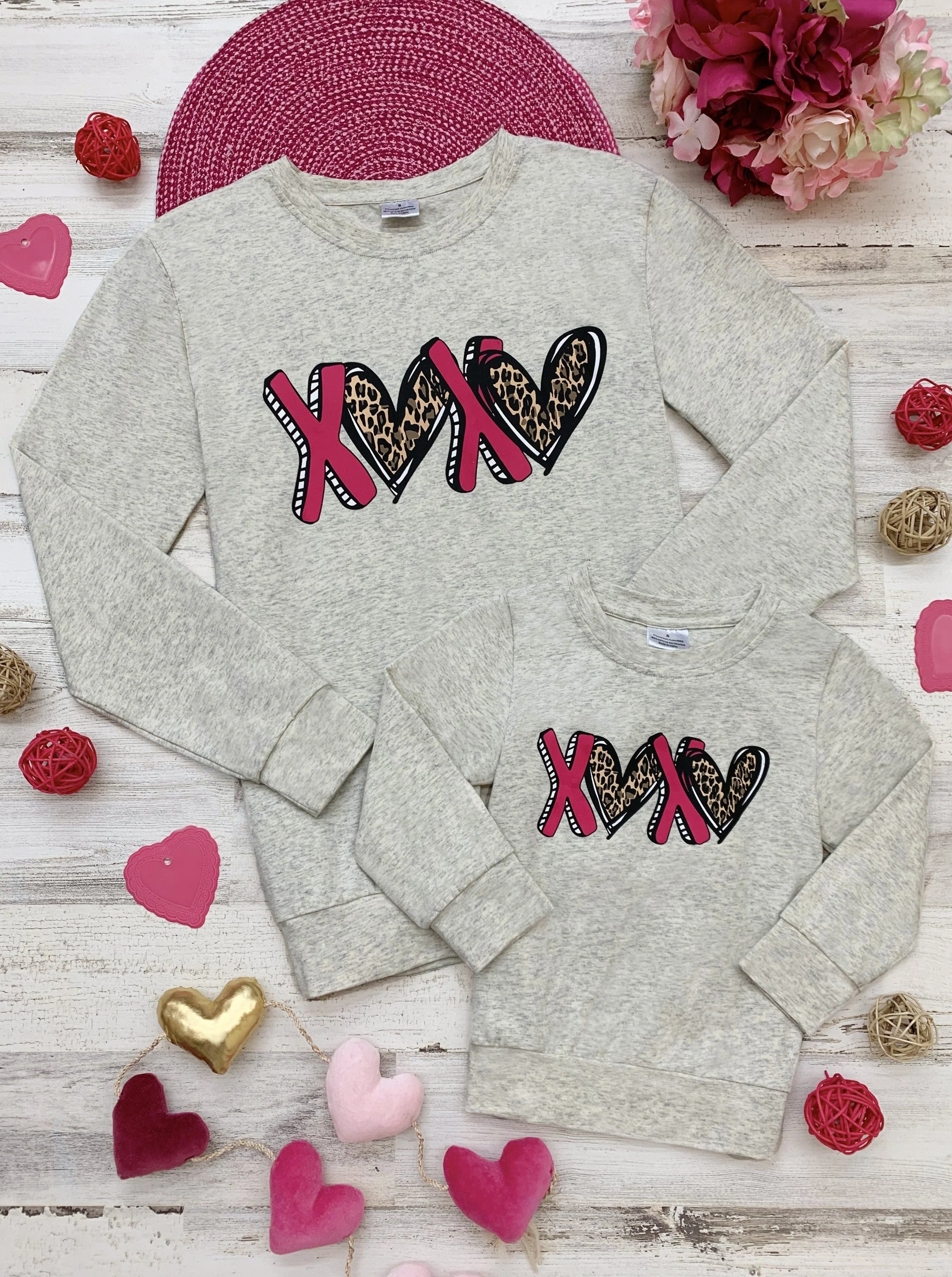 Mommy and Me Leopard X's and O's Top - Image 2