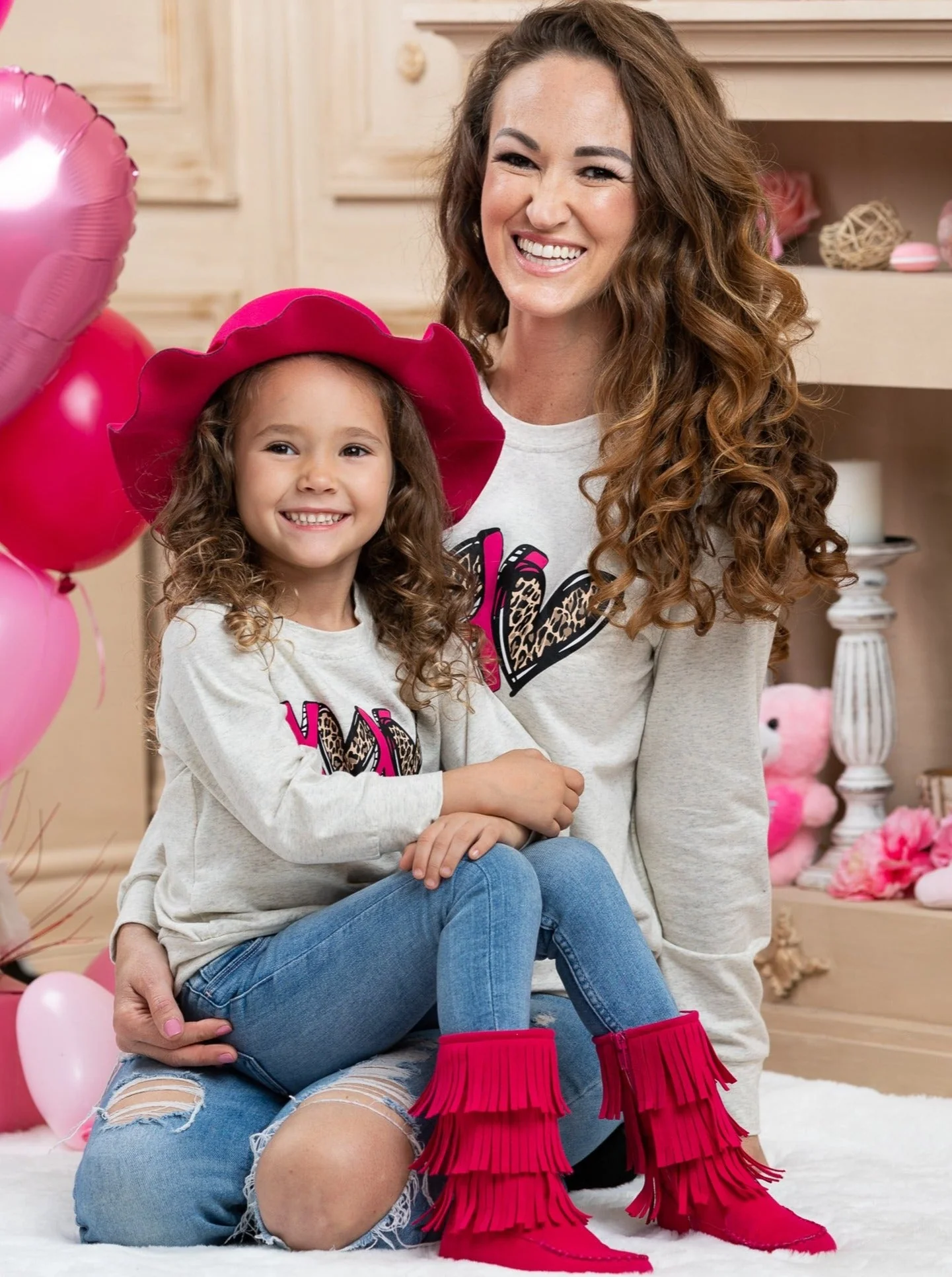 Mommy and Me Leopard X's and O's Top - Image 3