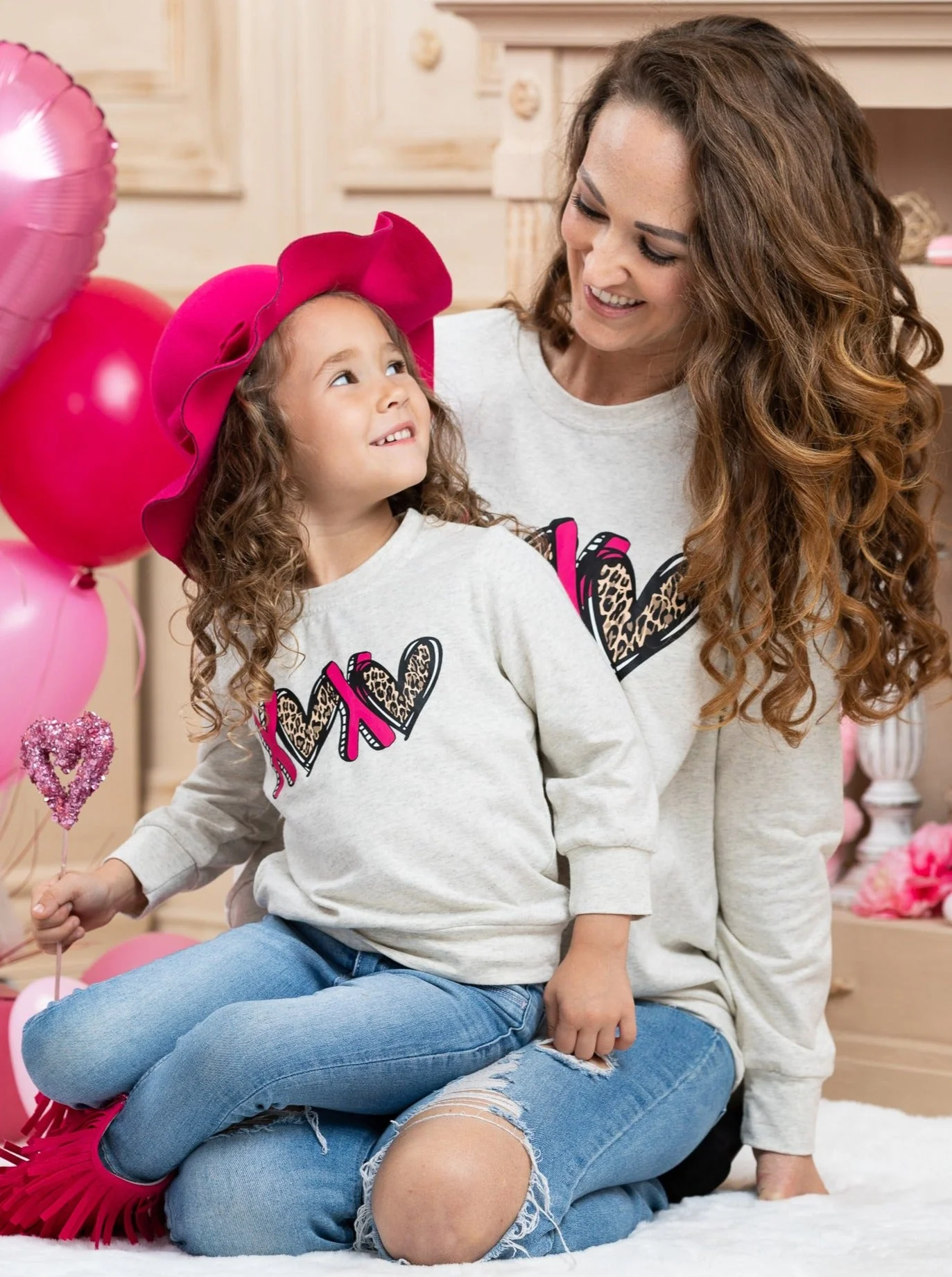 Mommy and Me Leopard X's and O's Top - Image 4