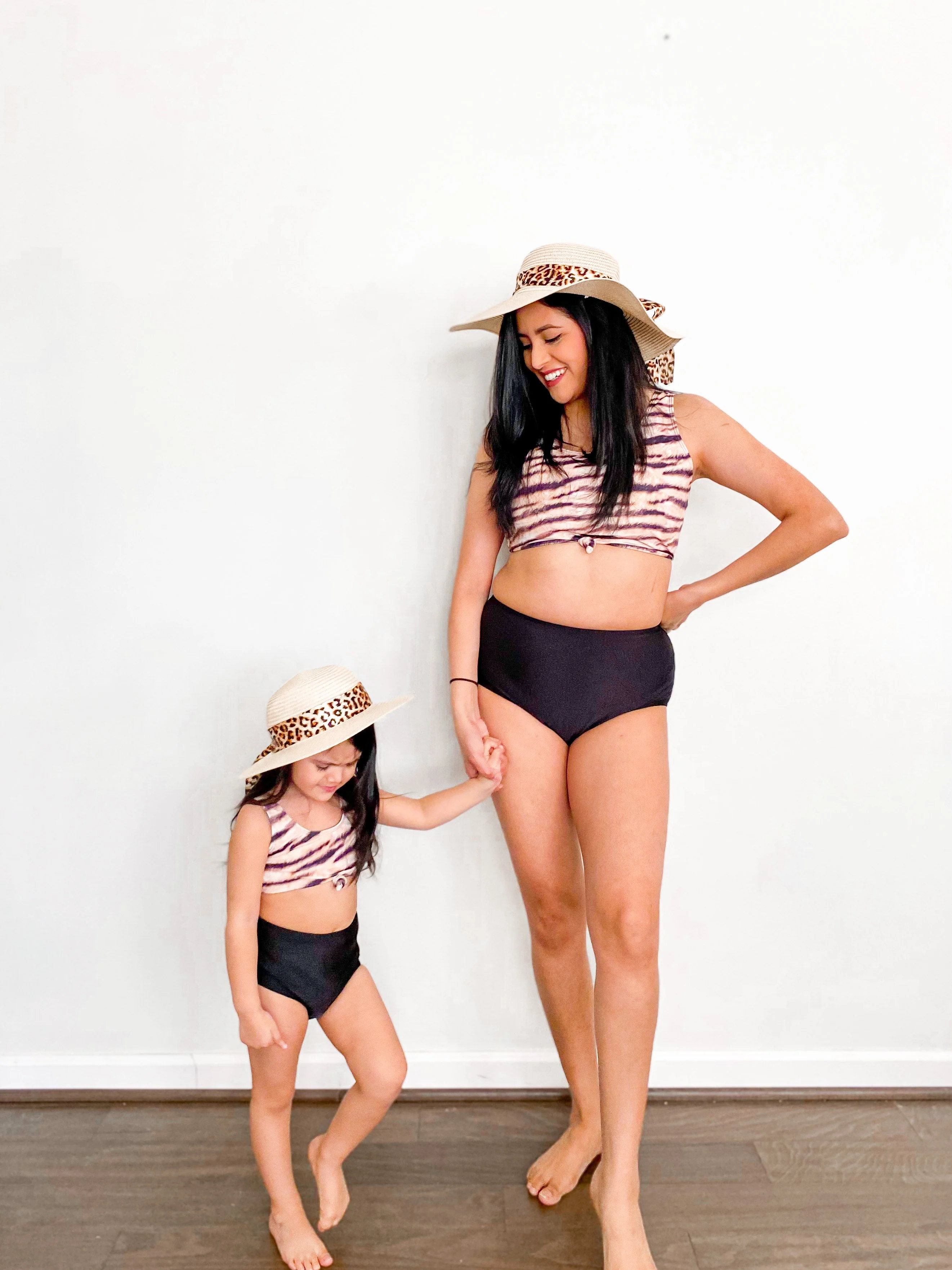 Mommy and Me Get Em Tiger Two Piece Swimsuit - Image 3