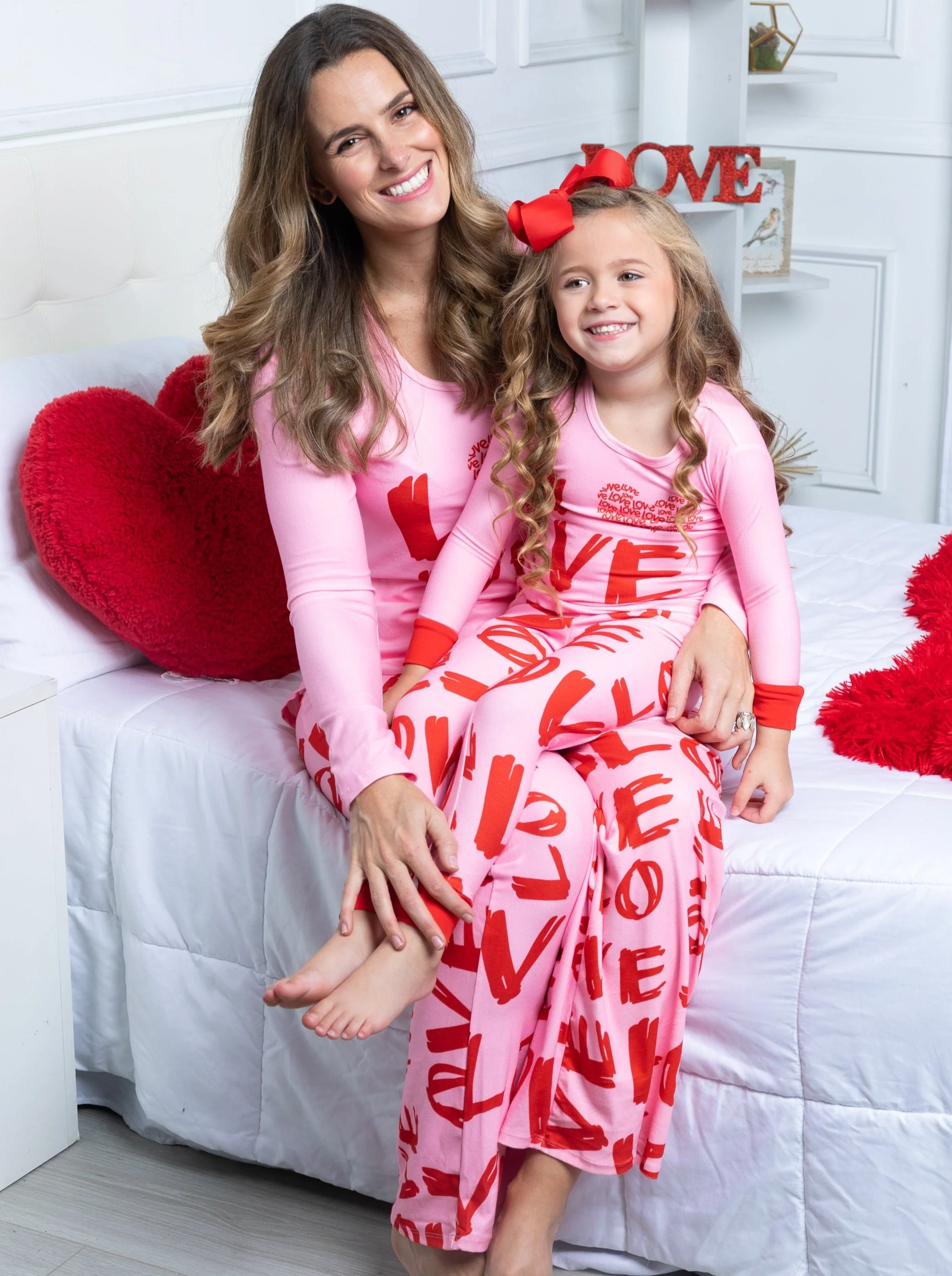 Mommy and Me Love Language Pajama Set - Image 6
