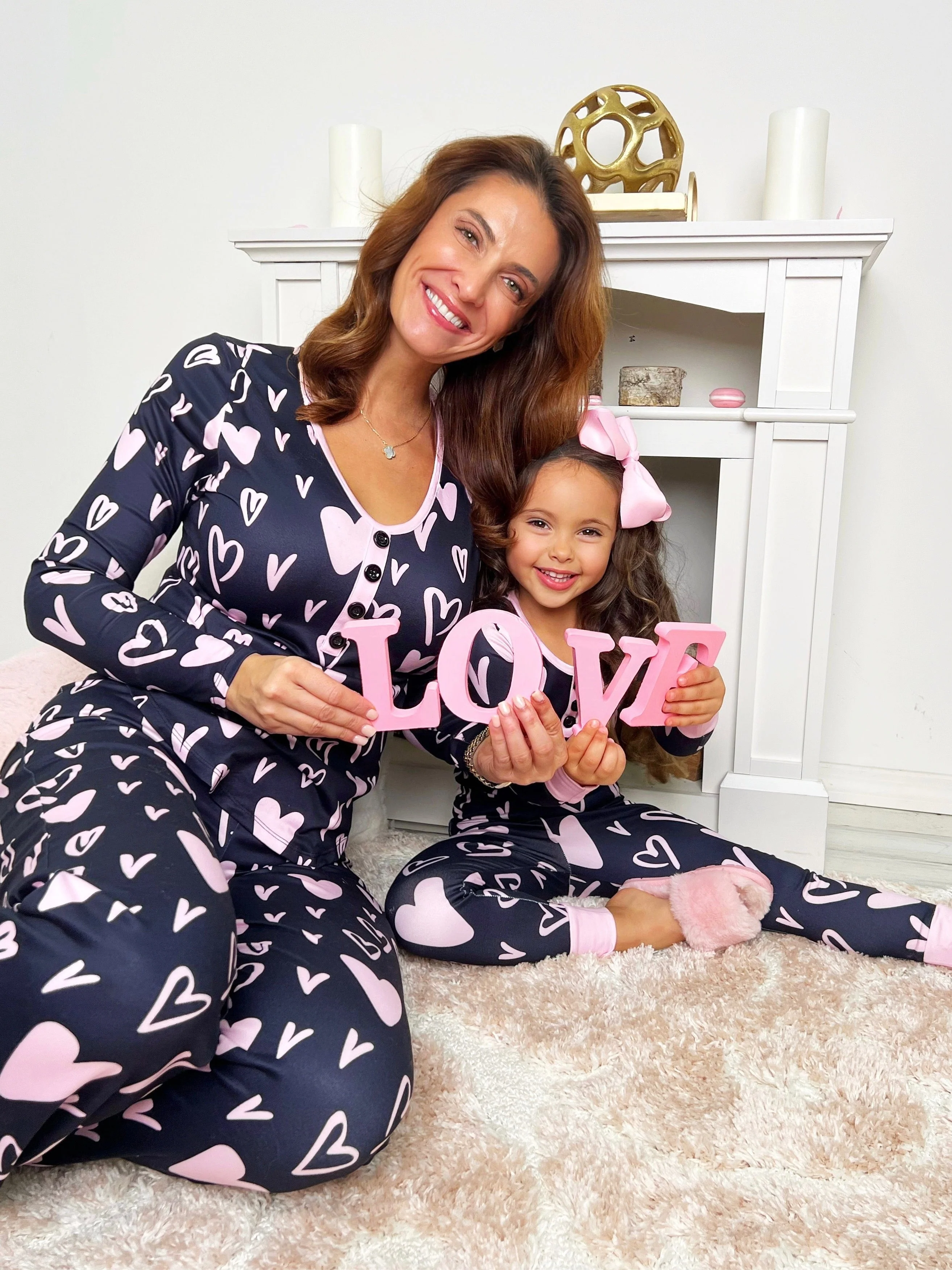 Mommy and Me Love You More Pajama Set - Image 3