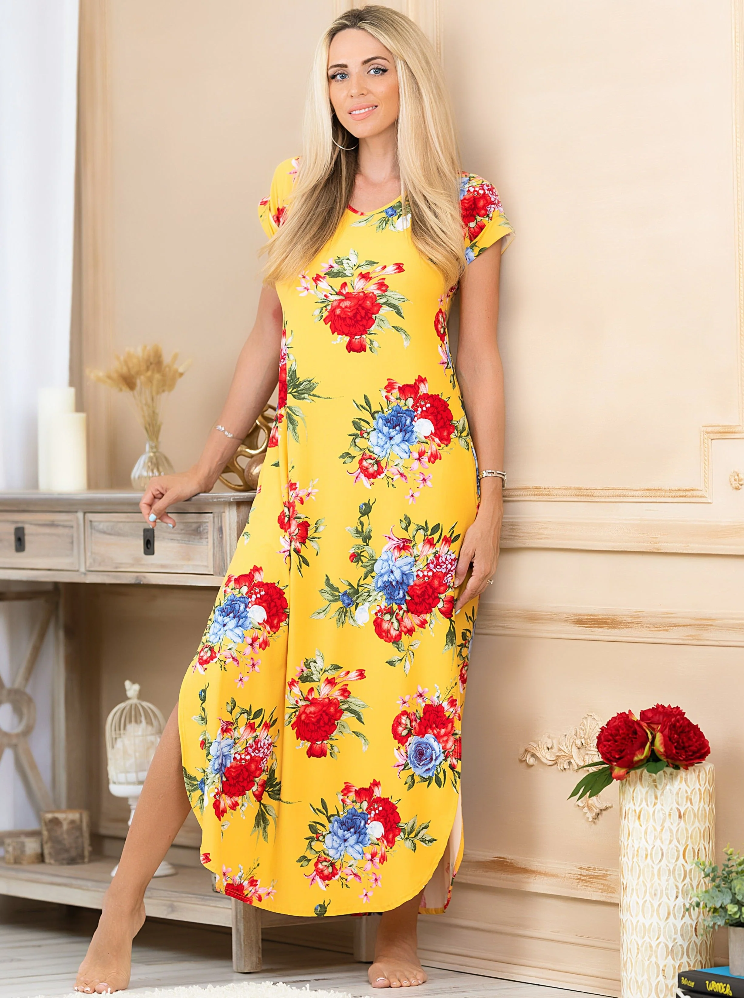 Mommy and Me Flower Fancy Maxi Dress - Image 6