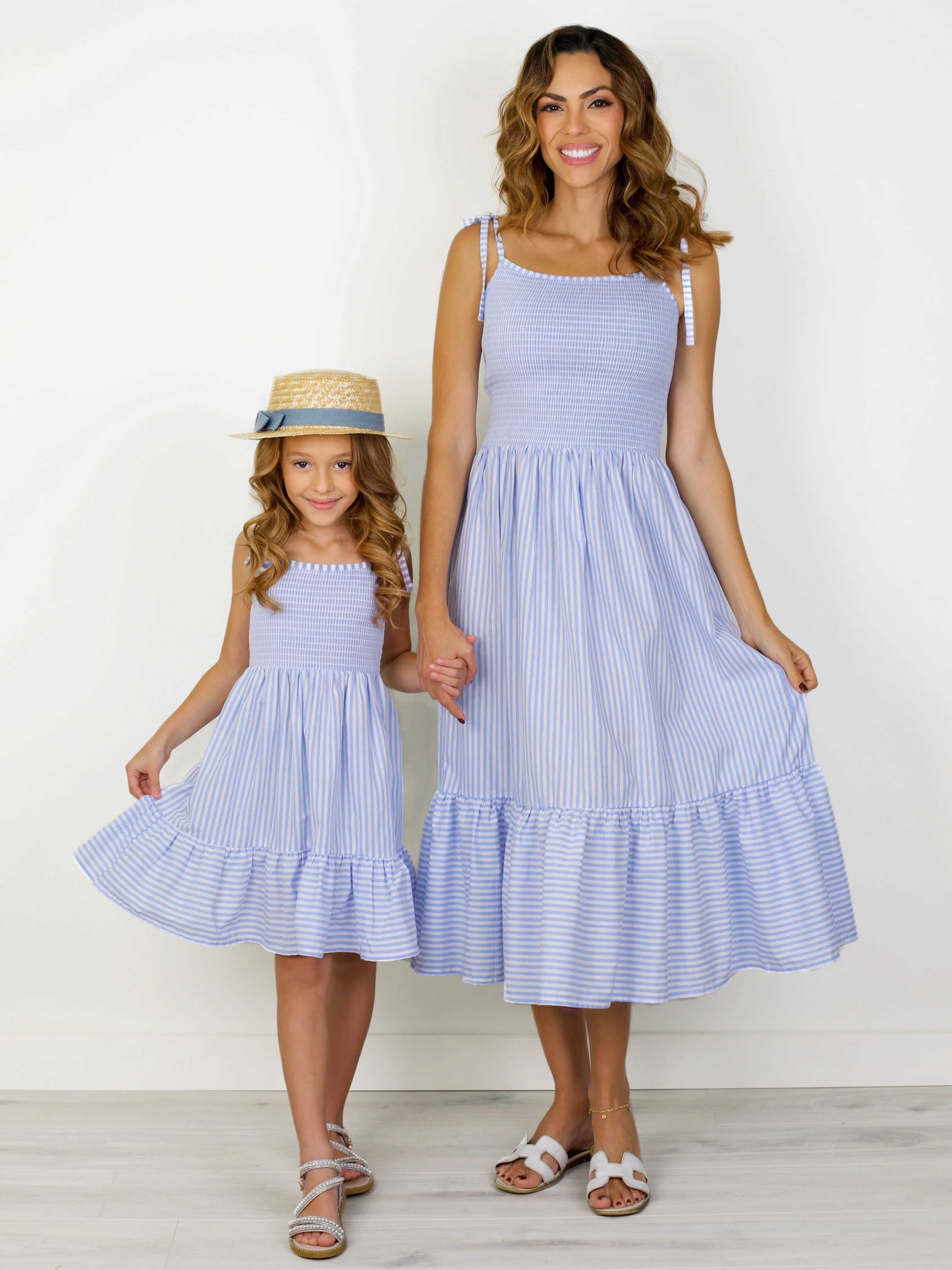 Mommy and Me Ocean Breeze Smocked Midi Dress - Image 2