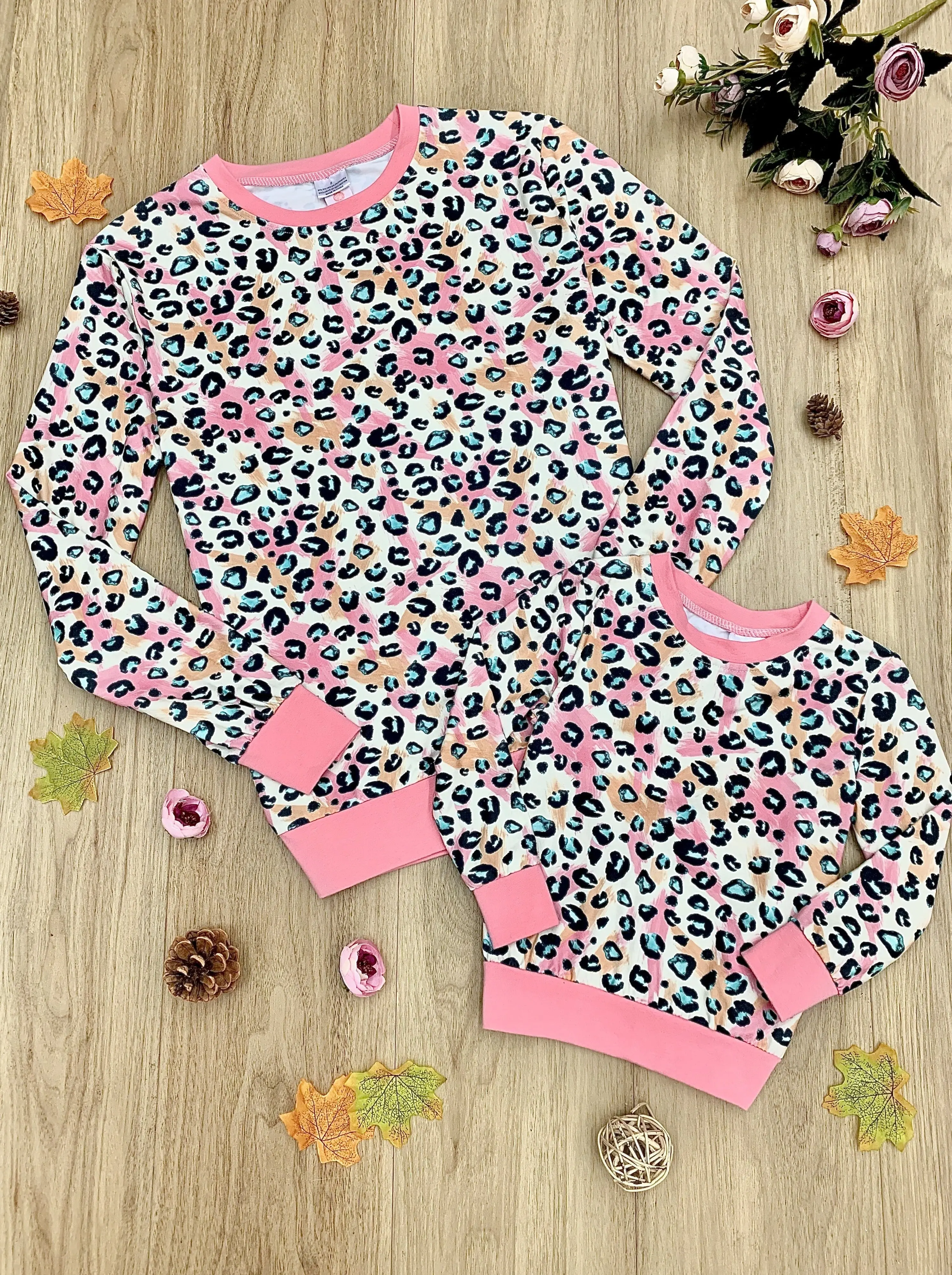 Mommy and Me Pastel Leopard Top - Image 5