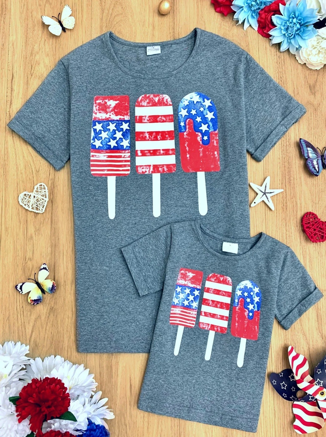 Mommy and Me Patriotic Popsicle Top - Image 3