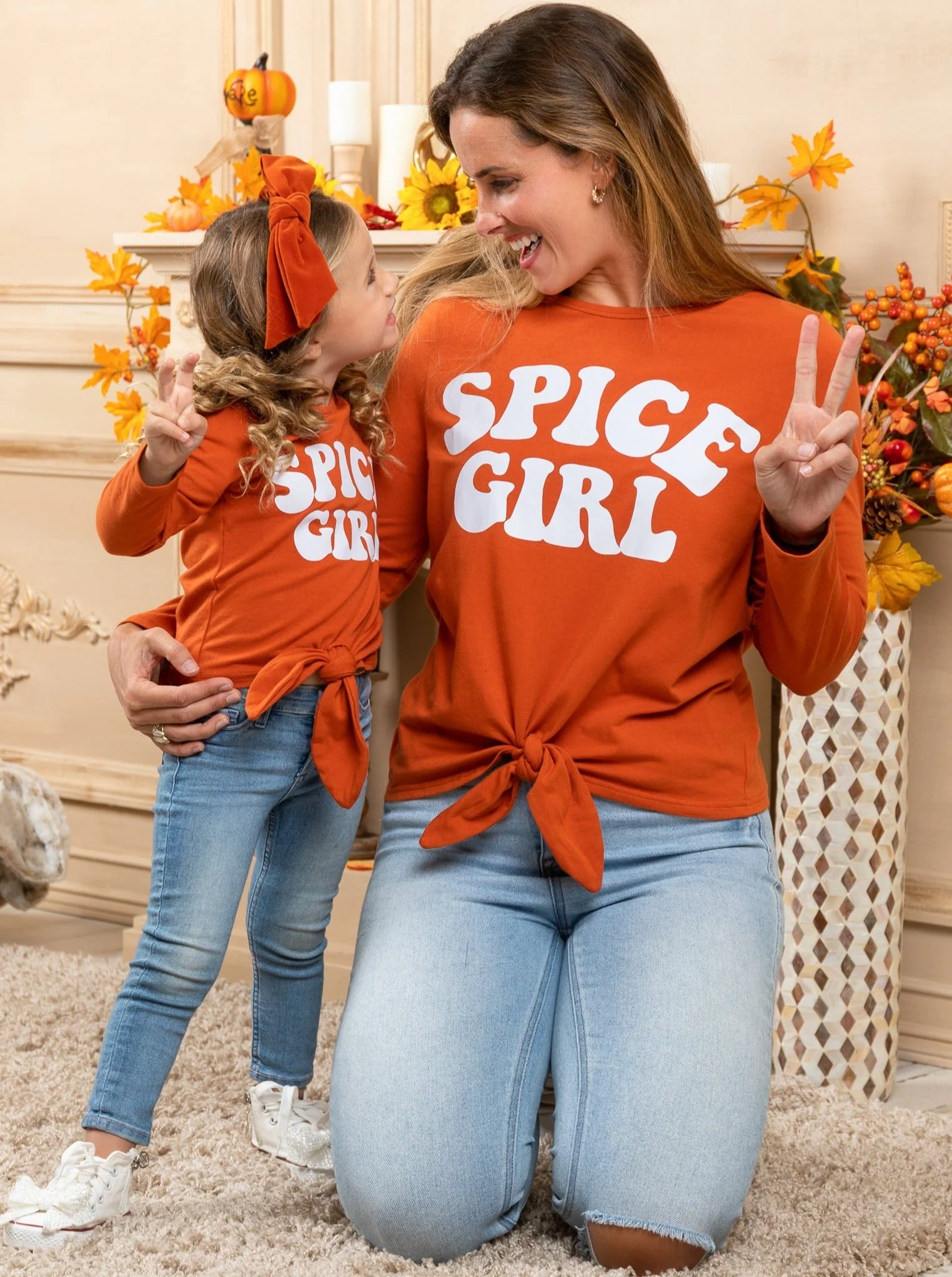 Women's Spice Girl Knot Hem Top - Image 2