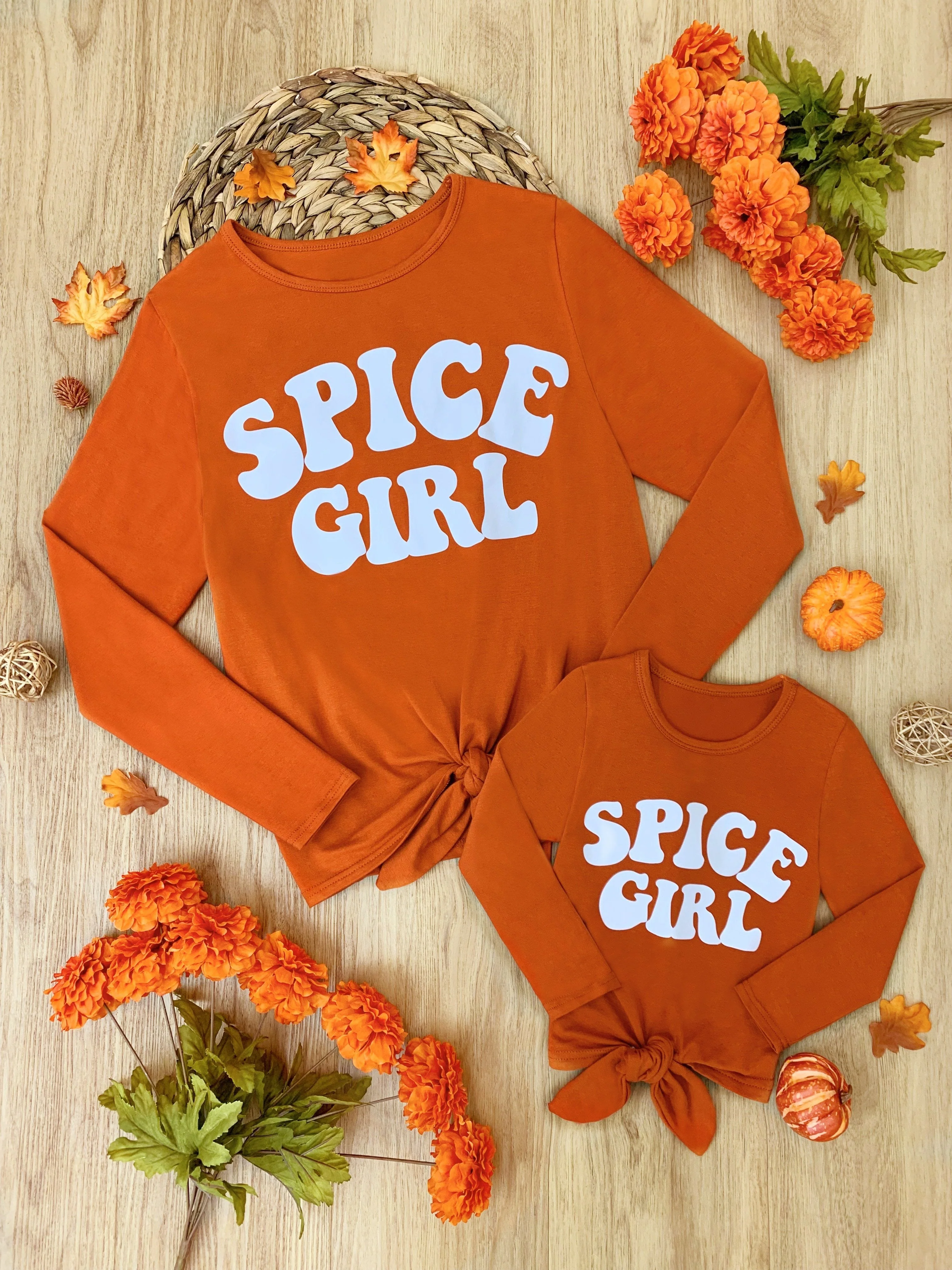 Women's Spice Girl Knot Hem Top - Image 3