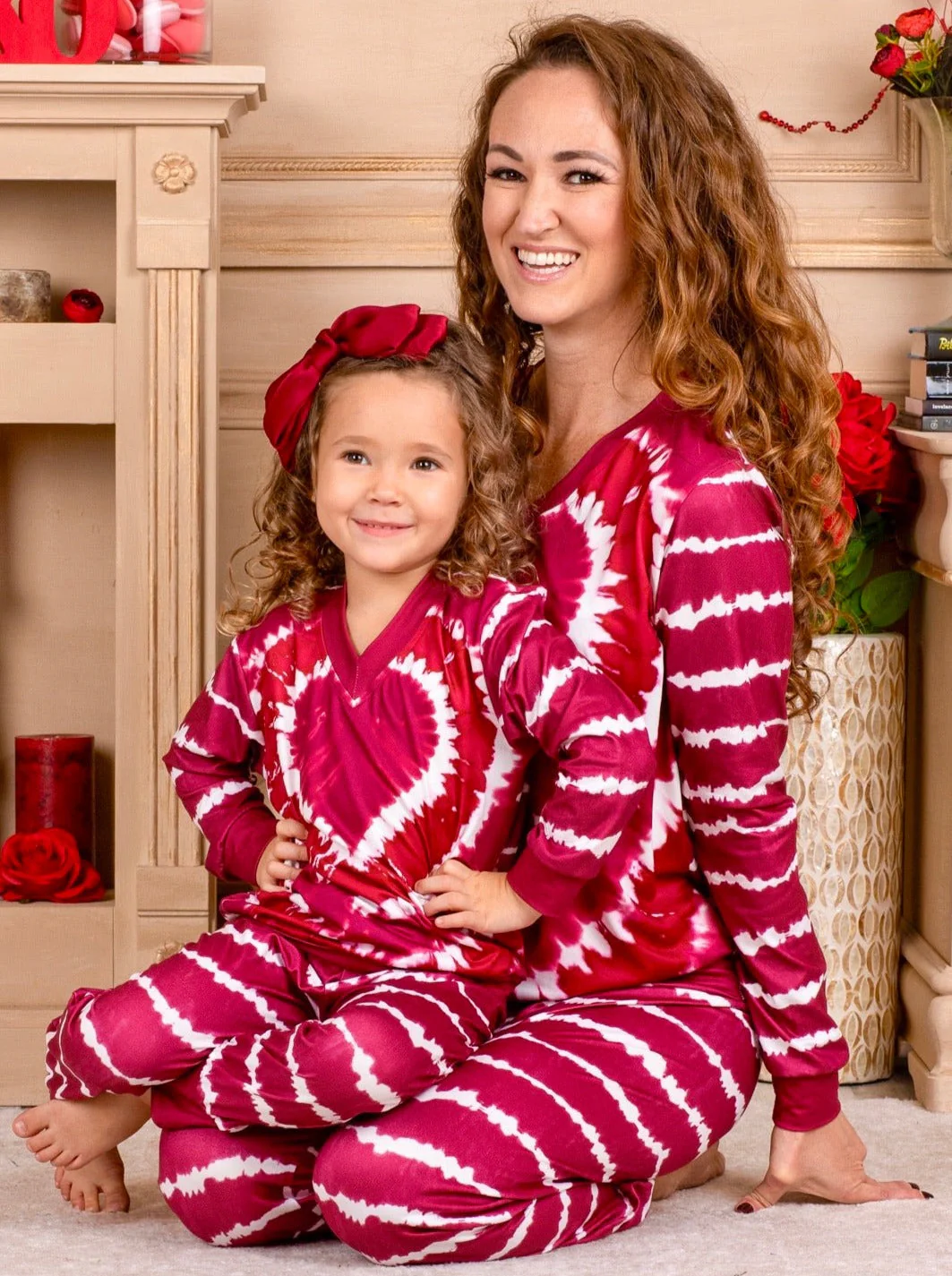 Women's Tie Dye Love Loungewear Set - Image 3