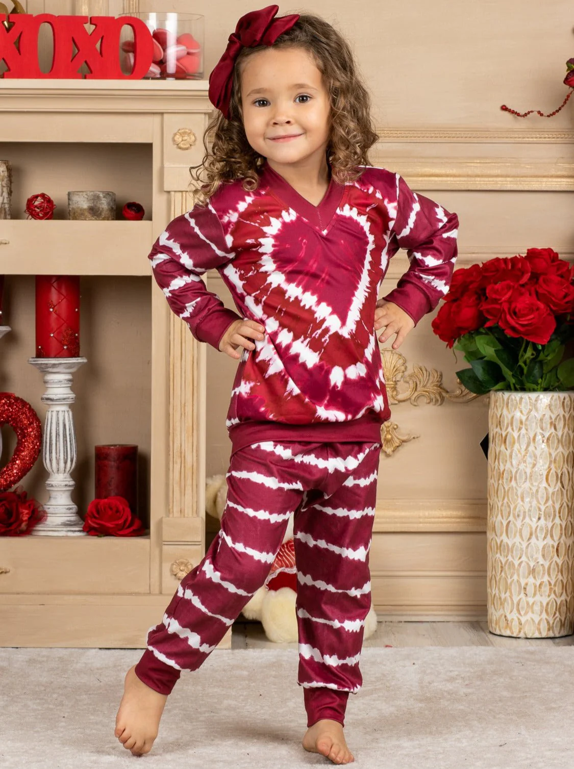 Women's Tie Dye Love Loungewear Set - Image 5