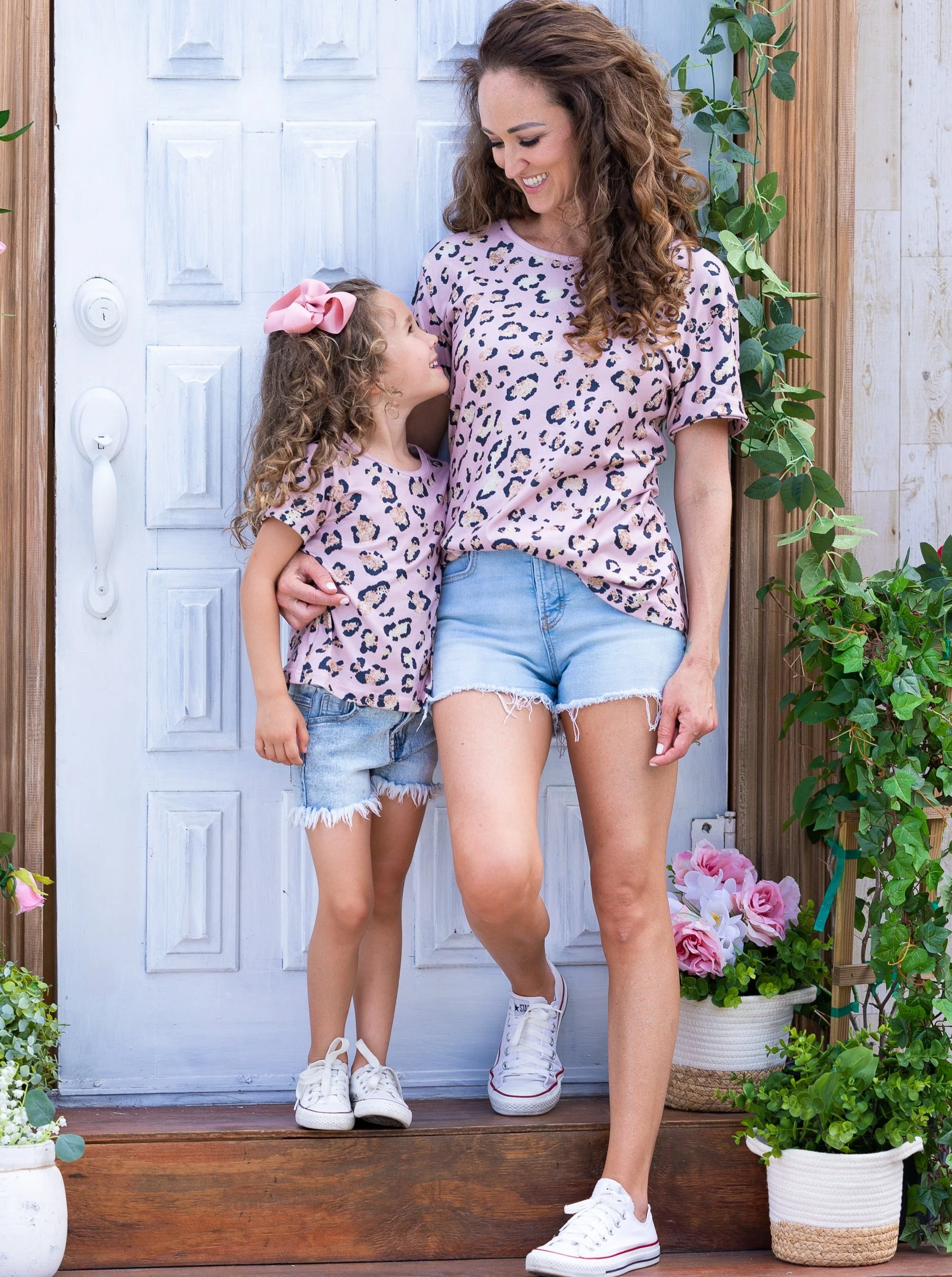 Mommy and Me Hot Spot Crew Neck Top - Image 4