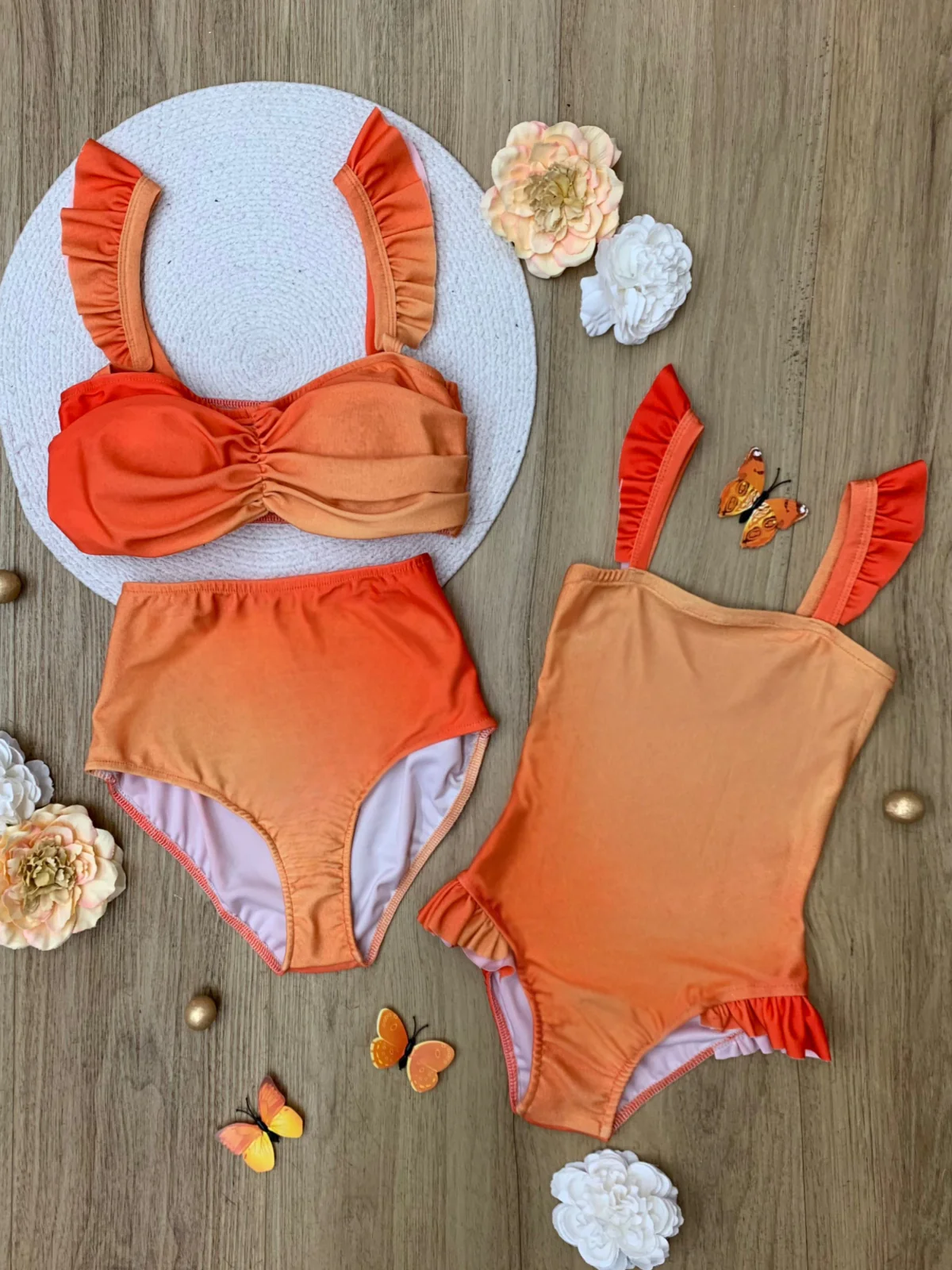 Mommy and Me Sunset Glow Swimsuit - Image 3