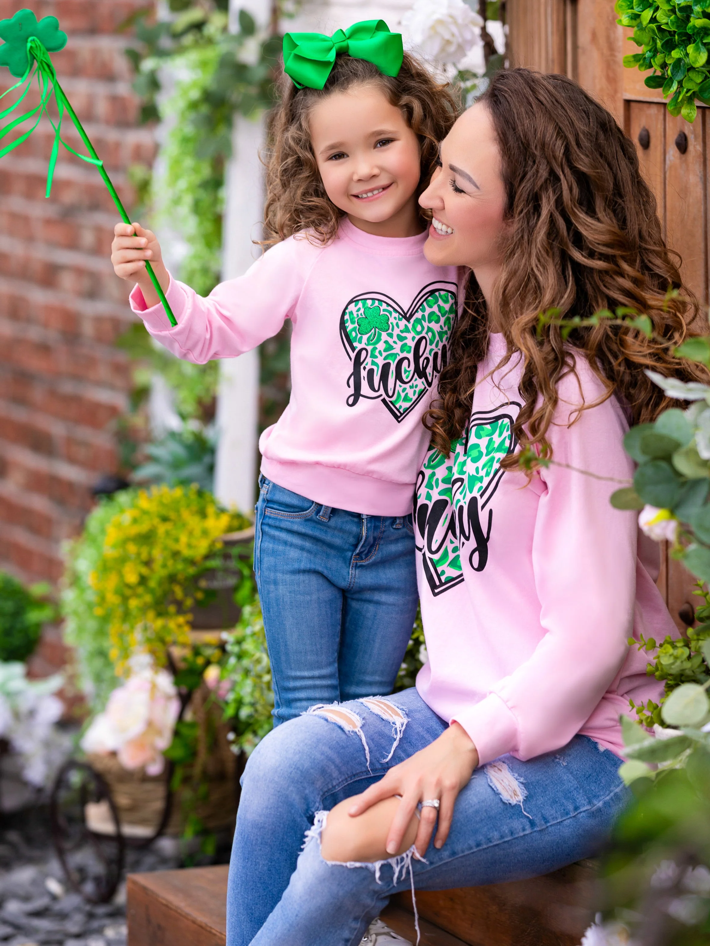 Mommy and Me Luckiest Hearts Top - Image 2
