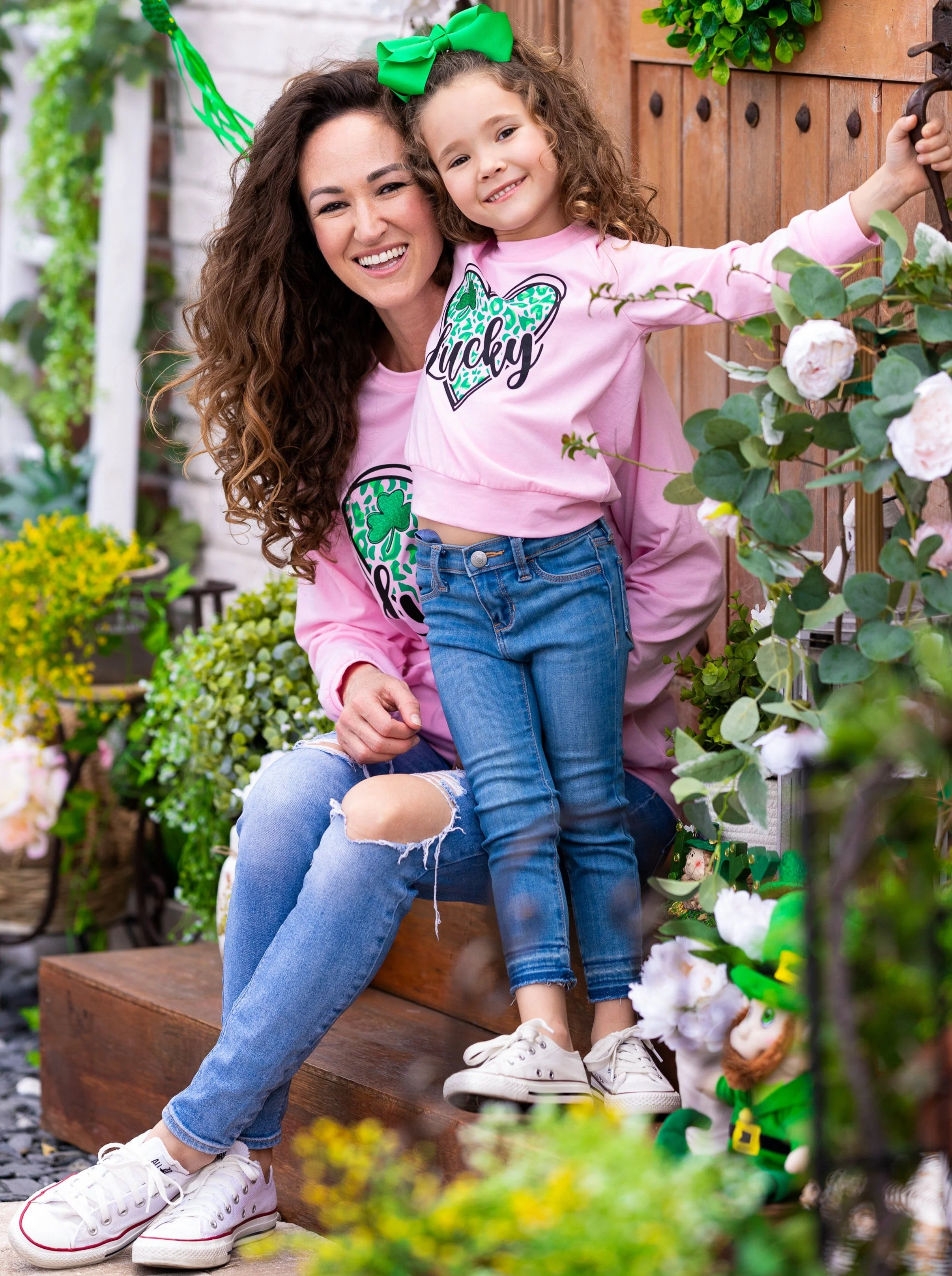 Mommy and Me Luckiest Hearts Top - Image 4