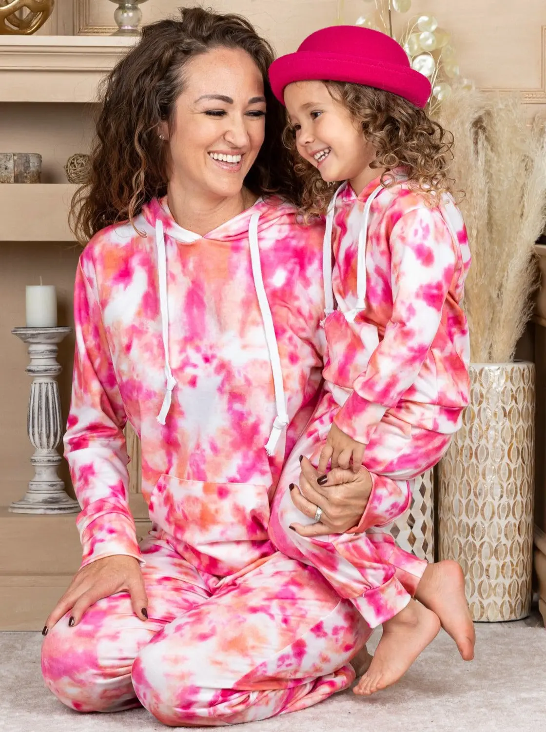 Mommy and Me Tie Dye Jogger Set - Image 3