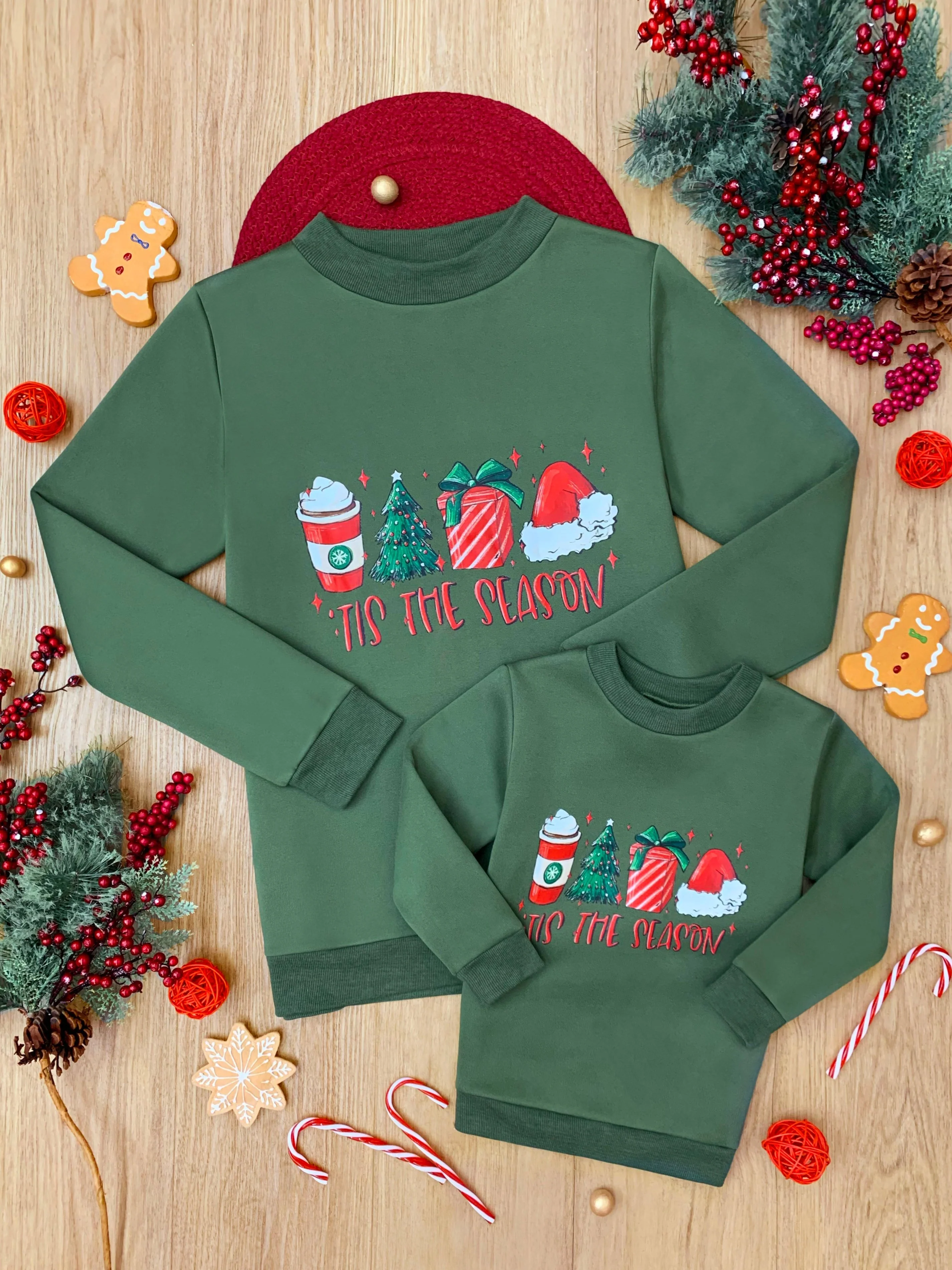 Mommy and Me Tis the Season Sweatshirt - Image 4