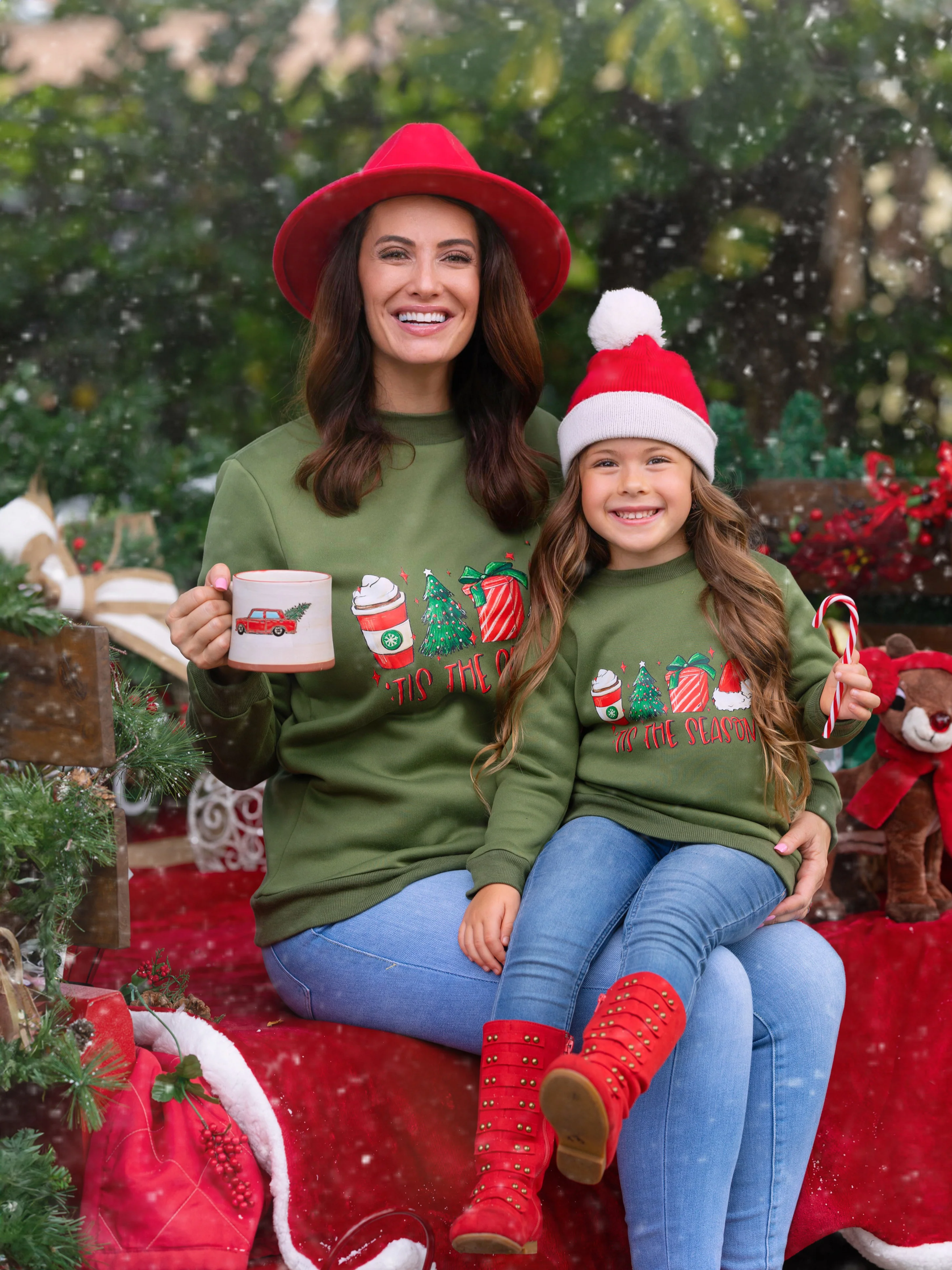 Mommy and Me Tis the Season Sweatshirt - Image 5