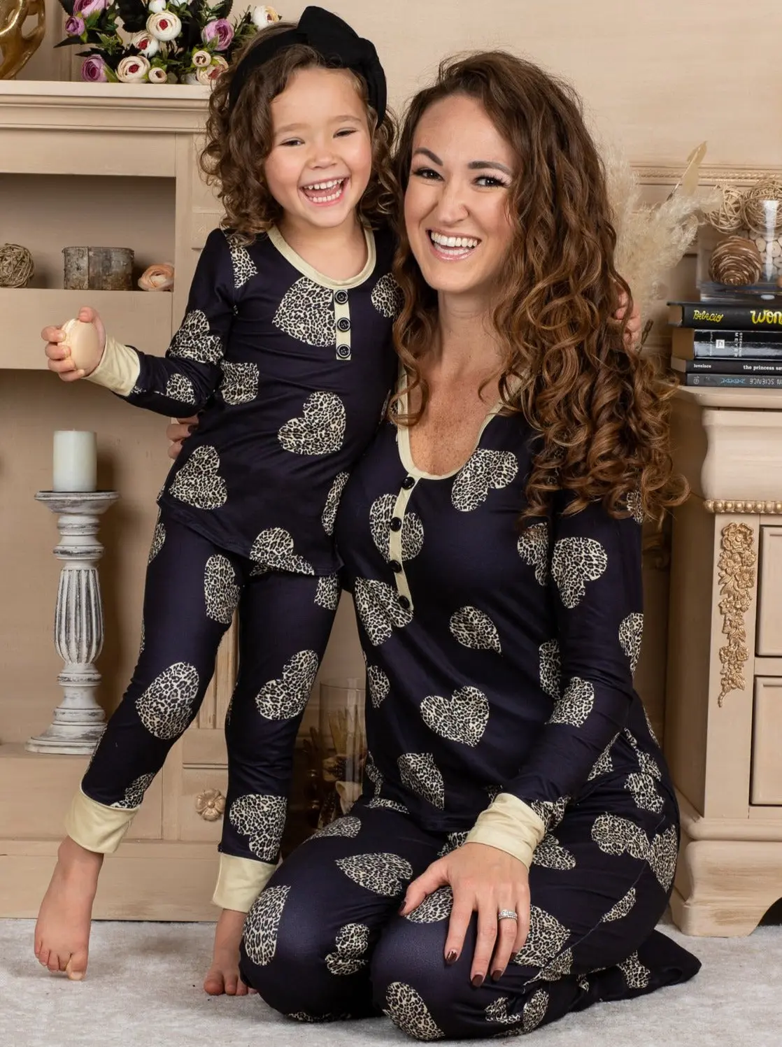Mommy and Me Fierce Love Pajama Set - Image 2