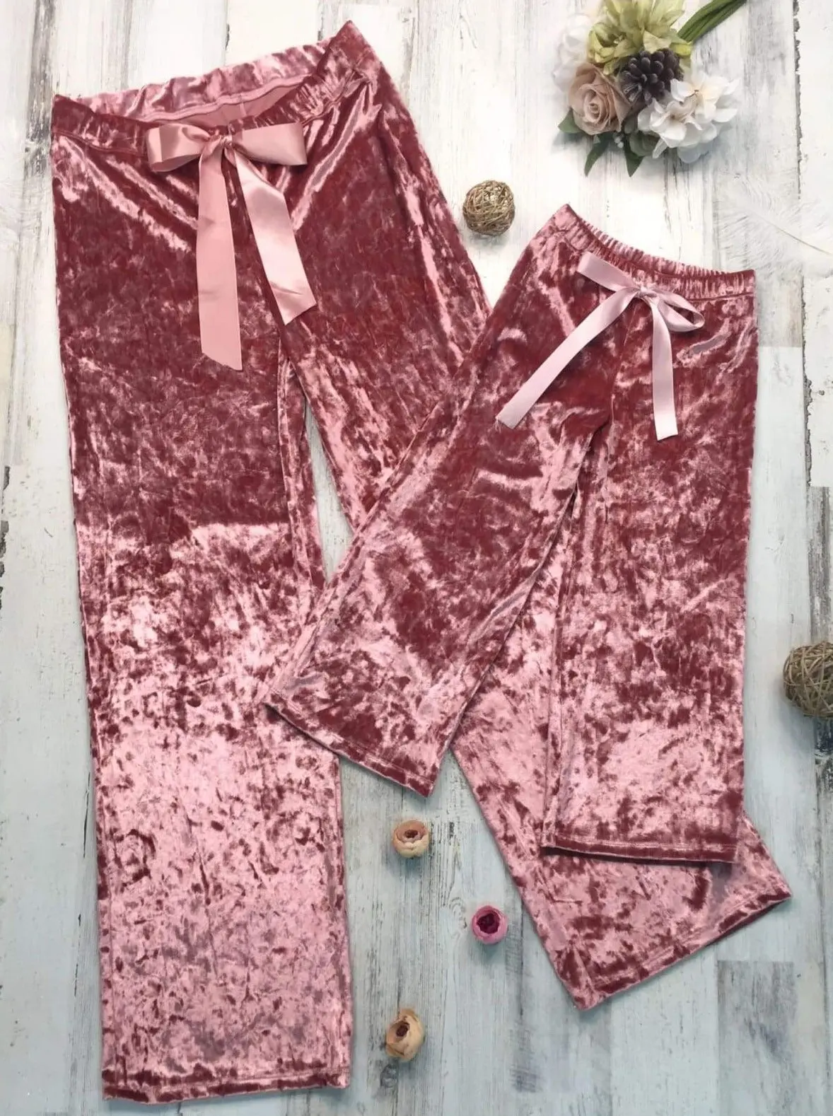 Mommy and Me Velvet Crush Lounge Pants - Image 11