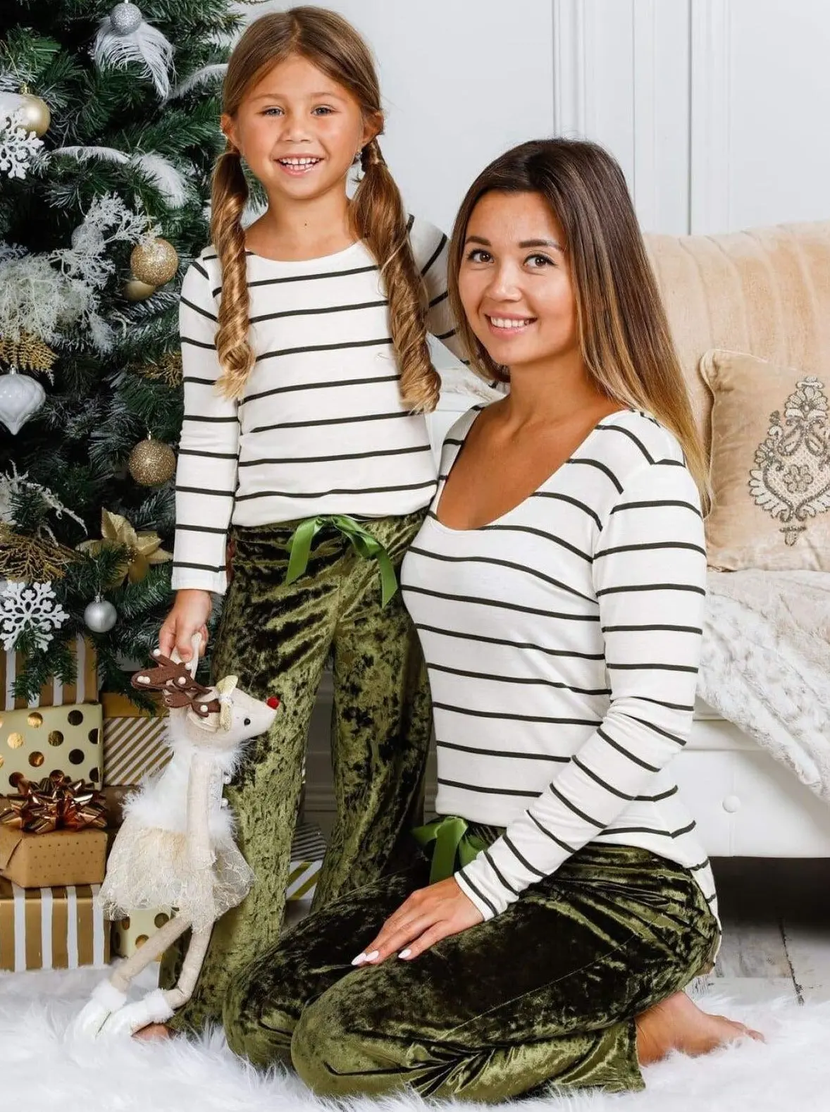 Mommy and Me Velvet Crush Lounge Pants - Image 2