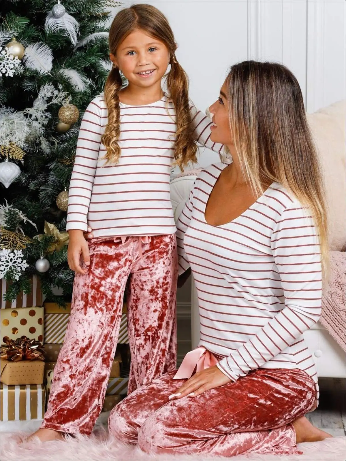Mommy and Me Velvet Crush Lounge Pants - Image 3