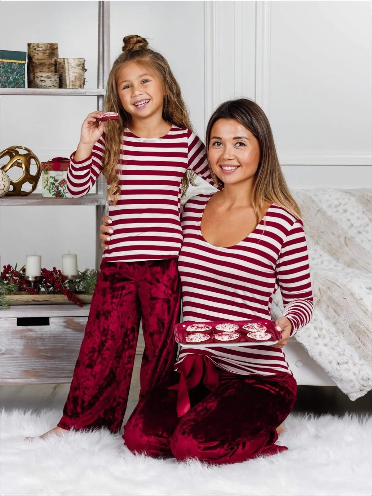 Mommy and Me Velvet Crush Lounge Pants - Image 4