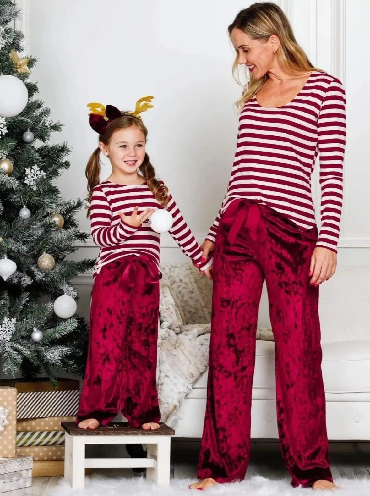 Mommy and Me Velvet Crush Lounge Pants - Image 5