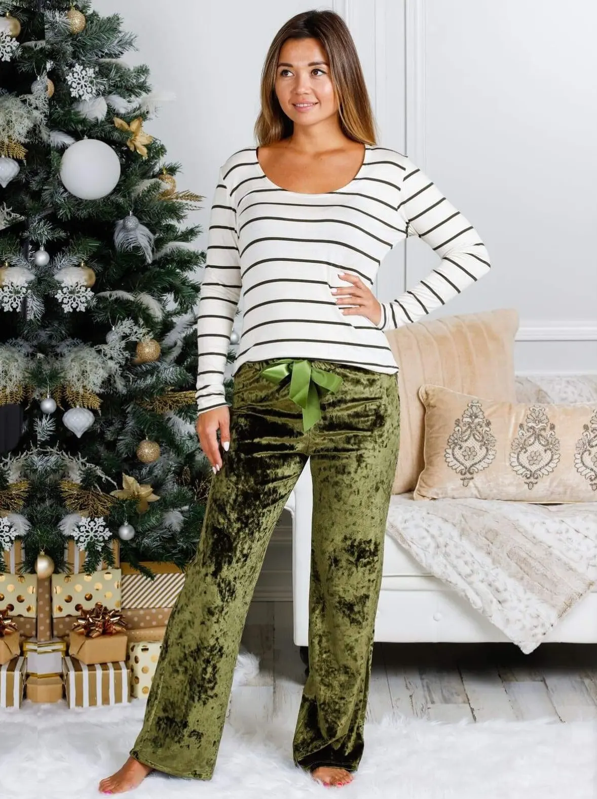 Mommy and Me Velvet Crush Lounge Pants - Image 6