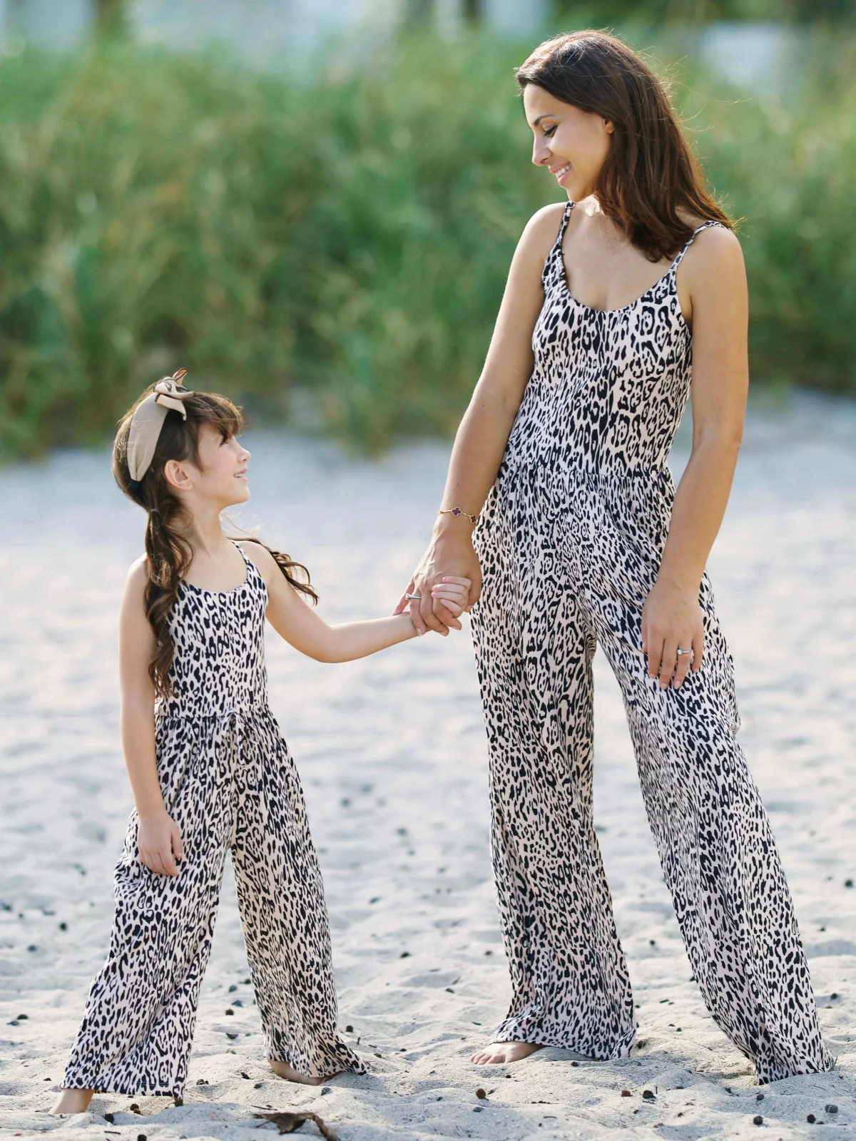 Mommy and Me Wild Cheetah Print Jumpsuit - Image 3