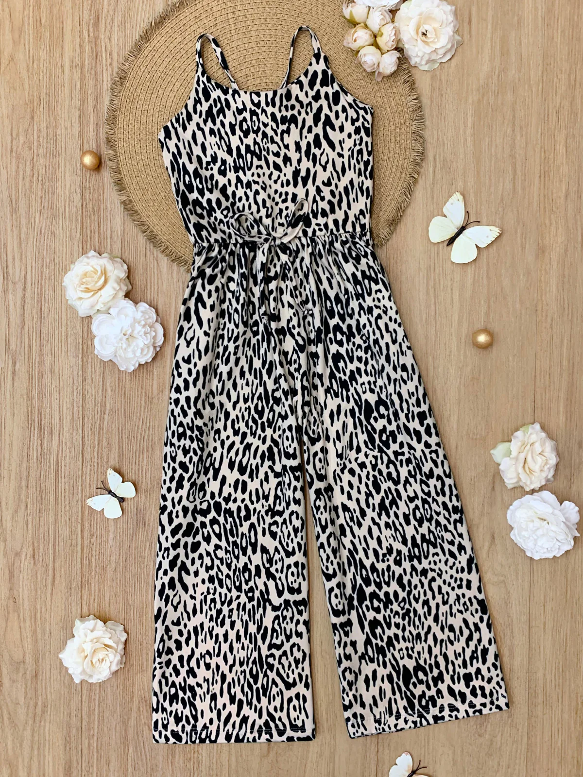 Mommy and Me Wild Cheetah Print Jumpsuit - Image 4